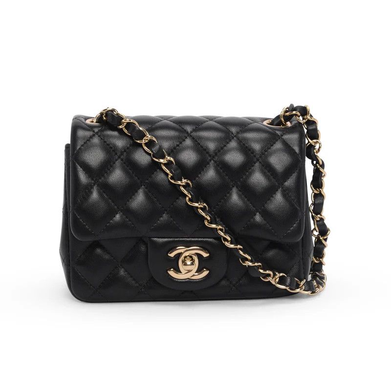 Chanel os11x0326 Size: OS / Quilted Lambskin Mini Square Flap Bag Size ONE SIZE - 1 Thumbnail