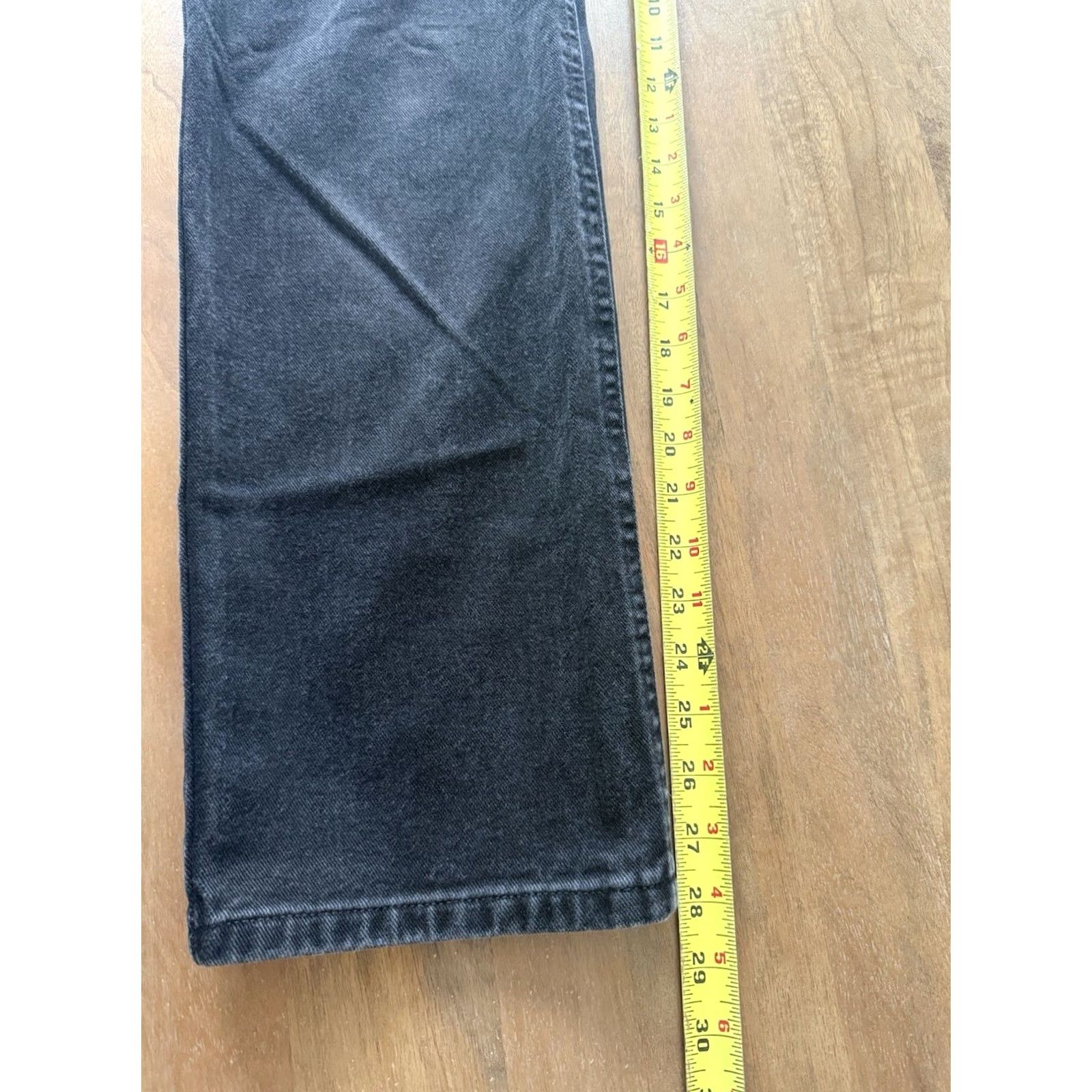 Polo Ralph Lauren Polo Jeans Co Ralph Lauren Saturday Jeans Women’s 32x28 Straight Leg Black Denim Size 30" / US 8 / IT 44 - 7 Thumbnail