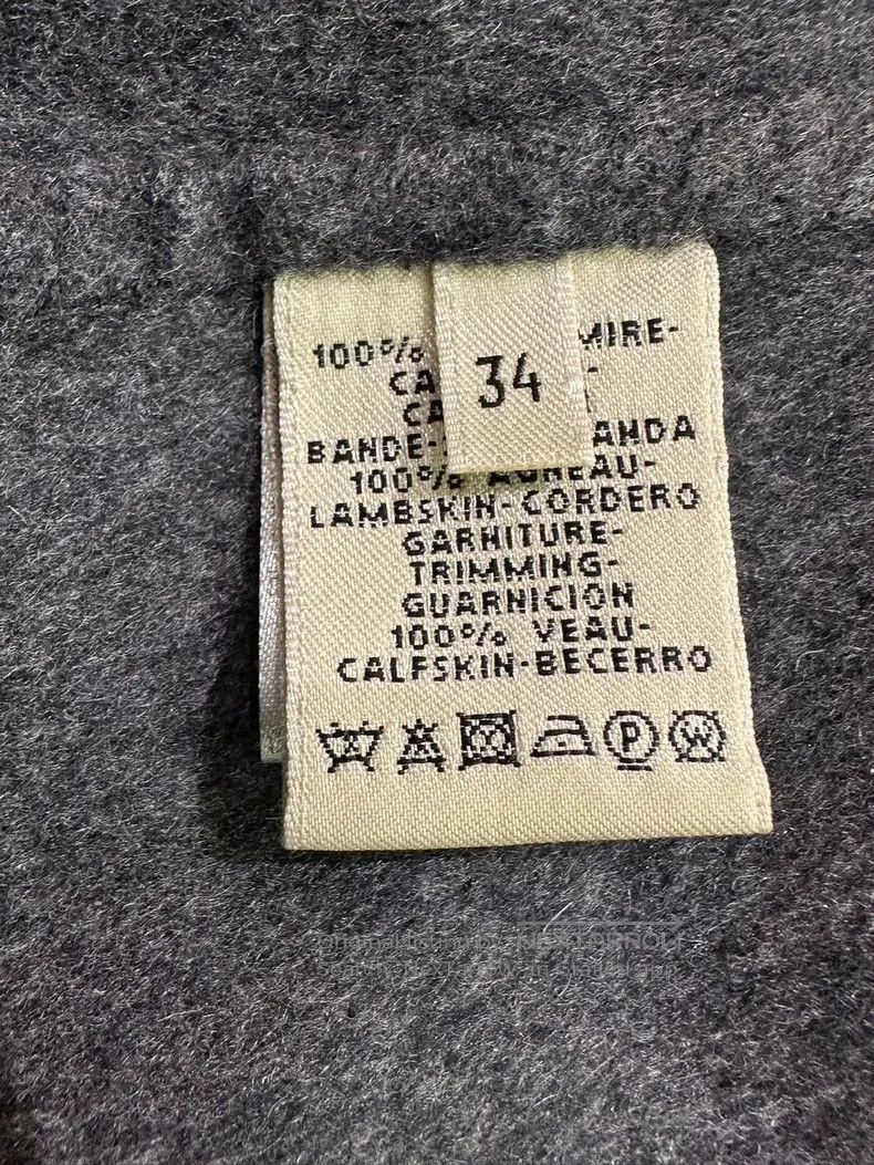 Hermes Hermes Double-Sided Cashmere Mixed Leather Short Jacket Size XXS / US 00 / IT 34 - 7 Thumbnail