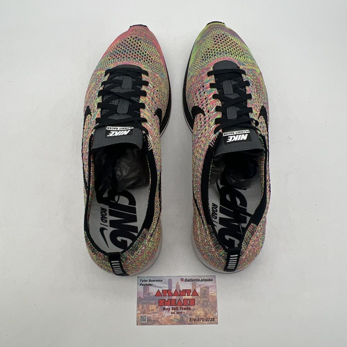 Nike Flynit racer multicolor Size US 13 / EU 46 - 6 Thumbnail