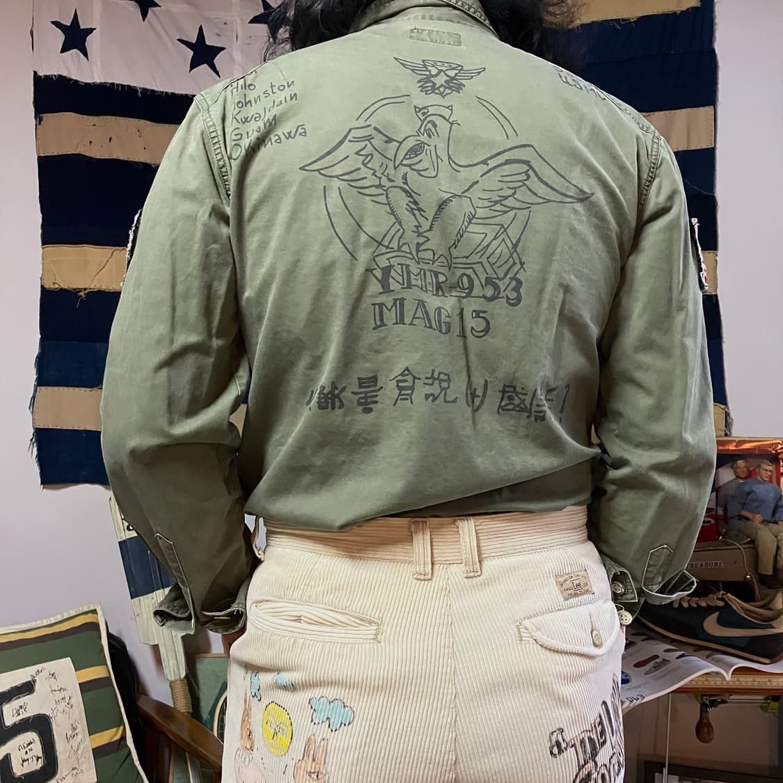 Kolor KOLOR BEACON Japan USA Patch Military Army Shirt Size US L / EU 52-54 / 3 - 8 Thumbnail