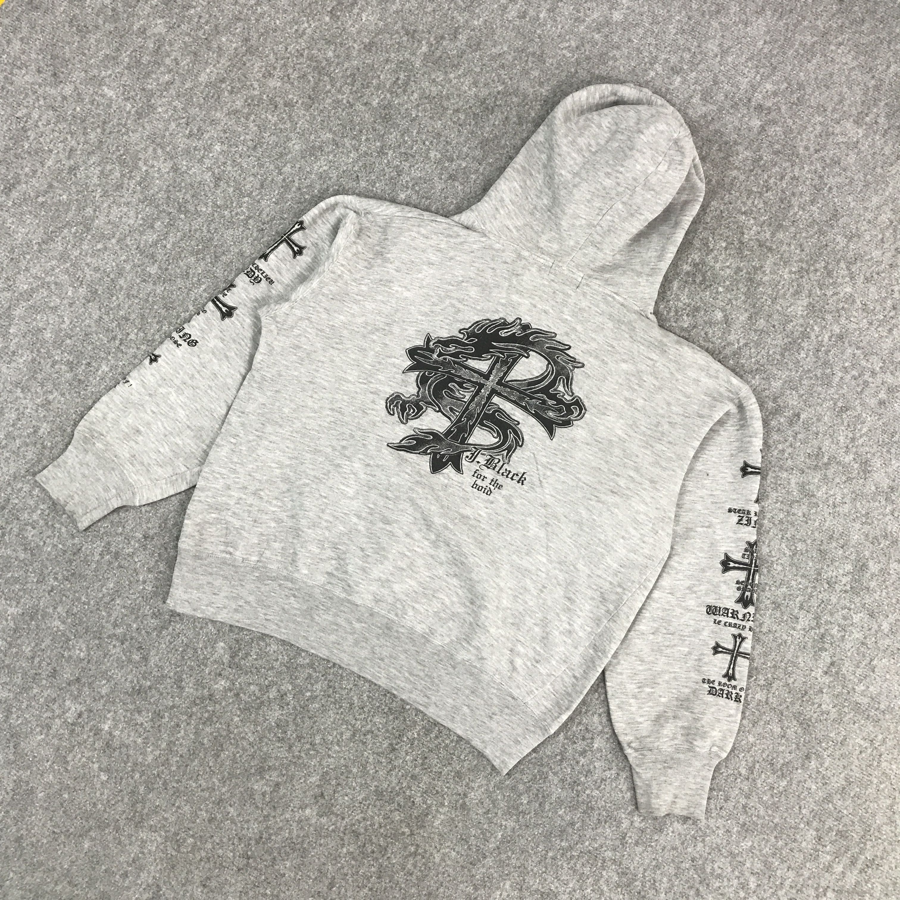 If Six Was Nine × Japanese Brand WAVE UNLIMITED PUNK HOODIES SWEATSHIRTS Size US L / EU 52-54 / 3 - 6 Thumbnail
