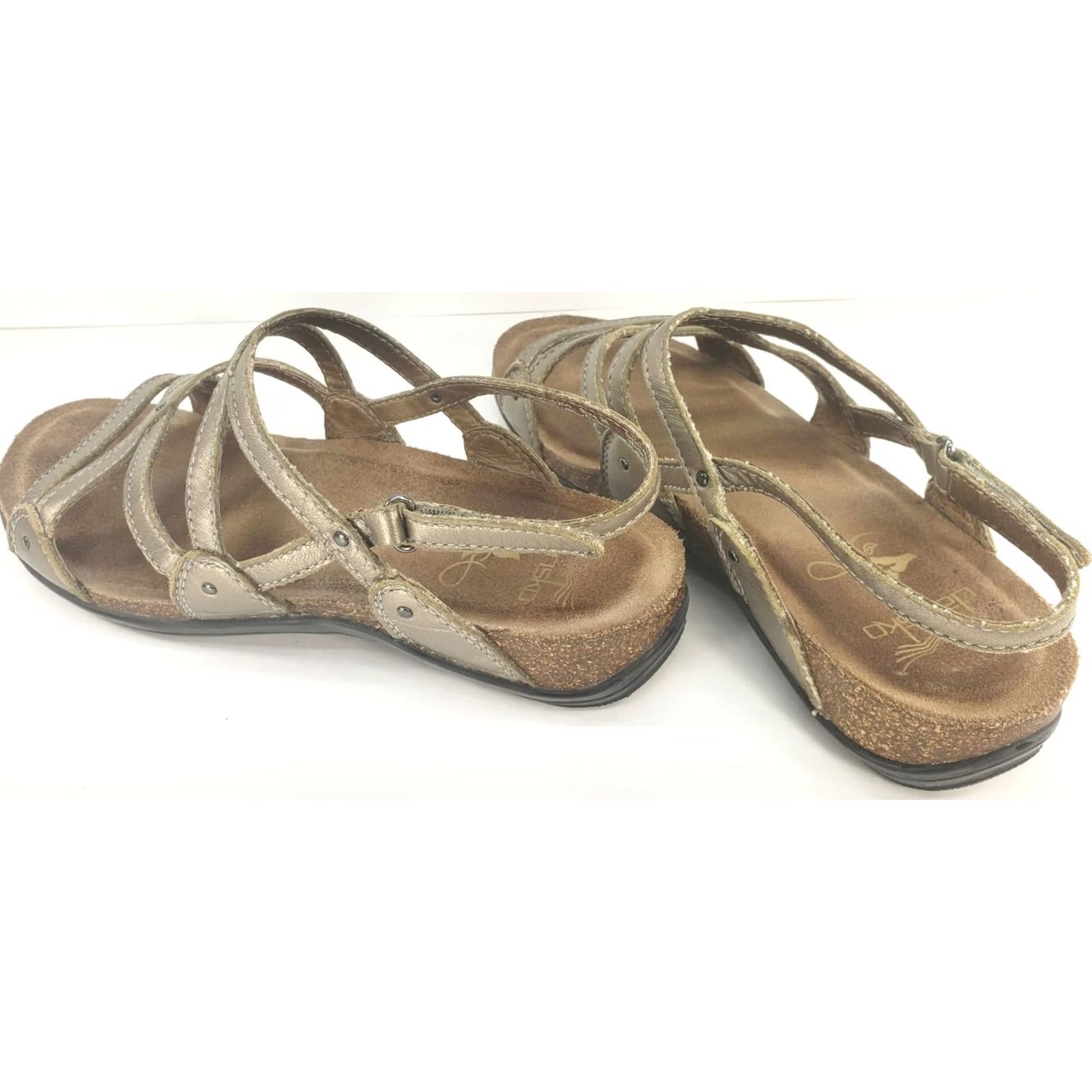 Dansko Dansko Slingback Womens Gold Leather Sling Back Strappy Open Toe Sandals 38EU Metallic Size US 8 / IT 38 - 5 Thumbnail