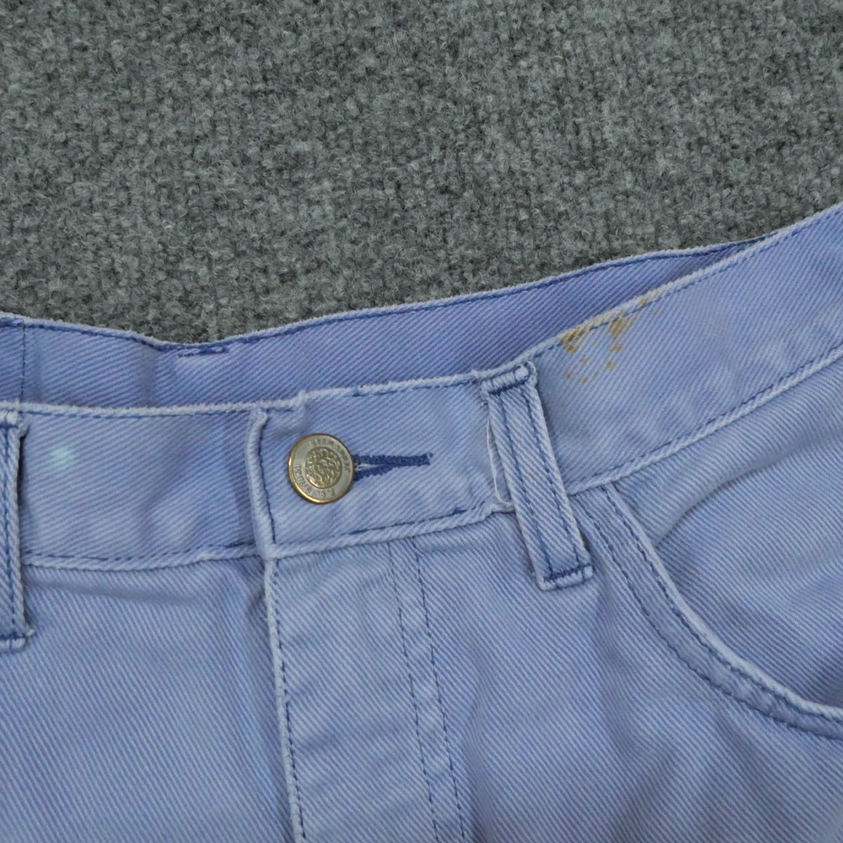Vintage VINTAGE Gitano Jeans Womens 12 28x29 Purple High Rise Western Pants 80s Flared Denim Cotton Slim 80s Womens Jeans Boys Girls Mens Size 34" / US 12 / IT 48 - 3 Thumbnail
