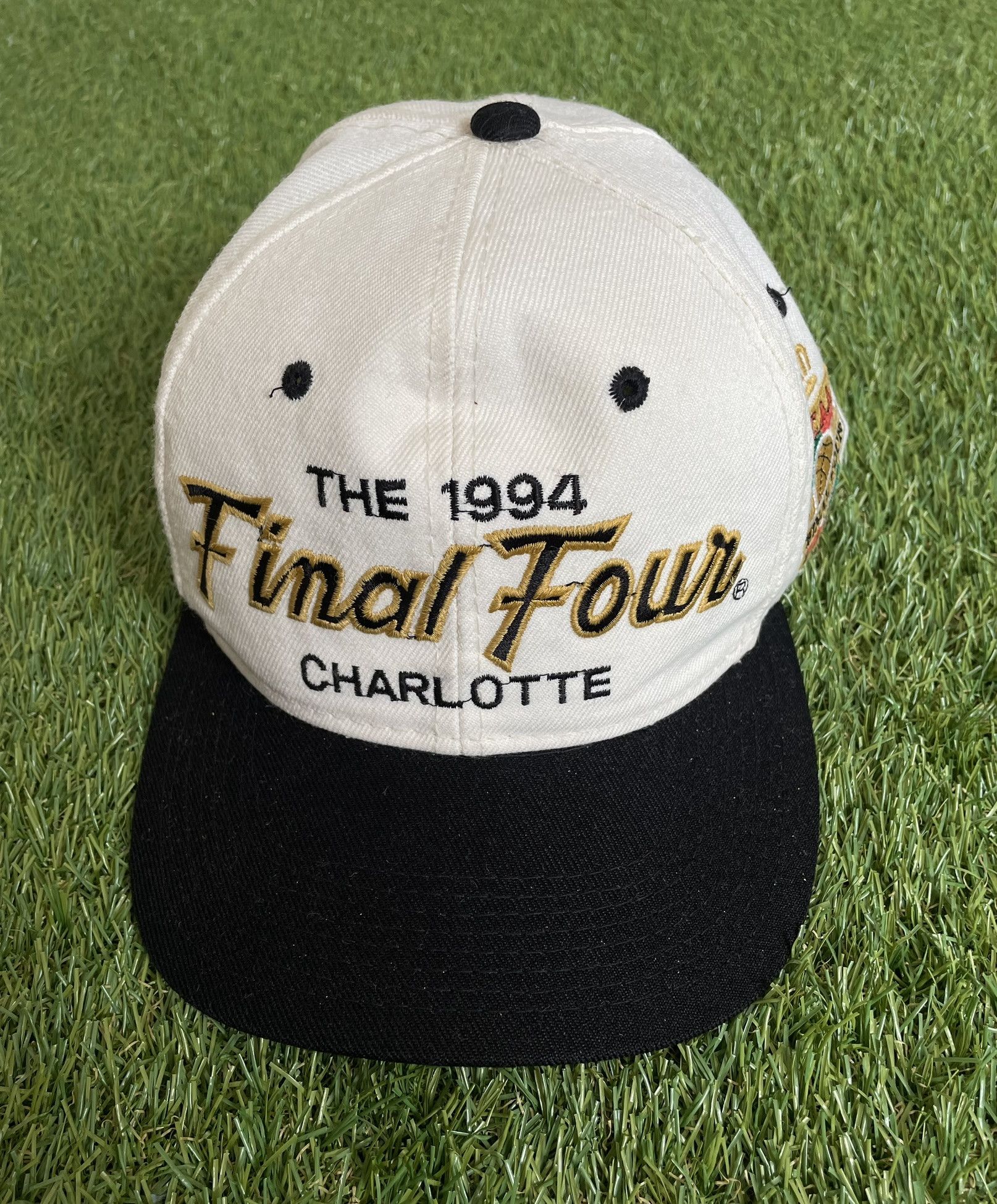 image of Sports Specialties Script Snapback 1994 Final Four Charlotte in White, Men's