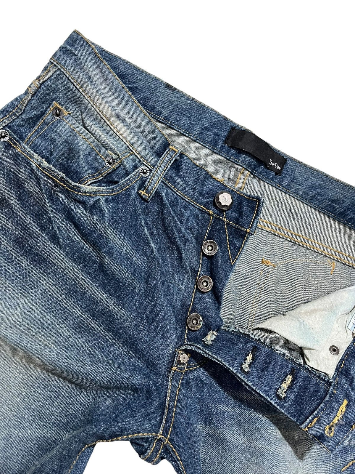 Japanese Brand × Vintage JAPANESE BRAND TEE DEE DISTRESS JEANS Size US 32 / EU 48 - 6 Thumbnail