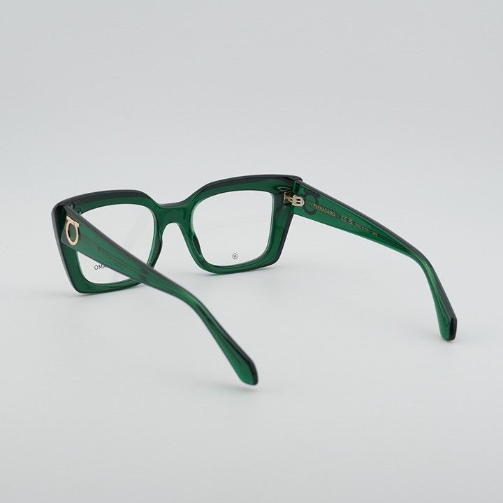 Salvatore Ferragamo Salvatore Ferragamo SF3008 317 Women Eyeglasses Green 50mm Size ONE SIZE - 4 Thumbnail
