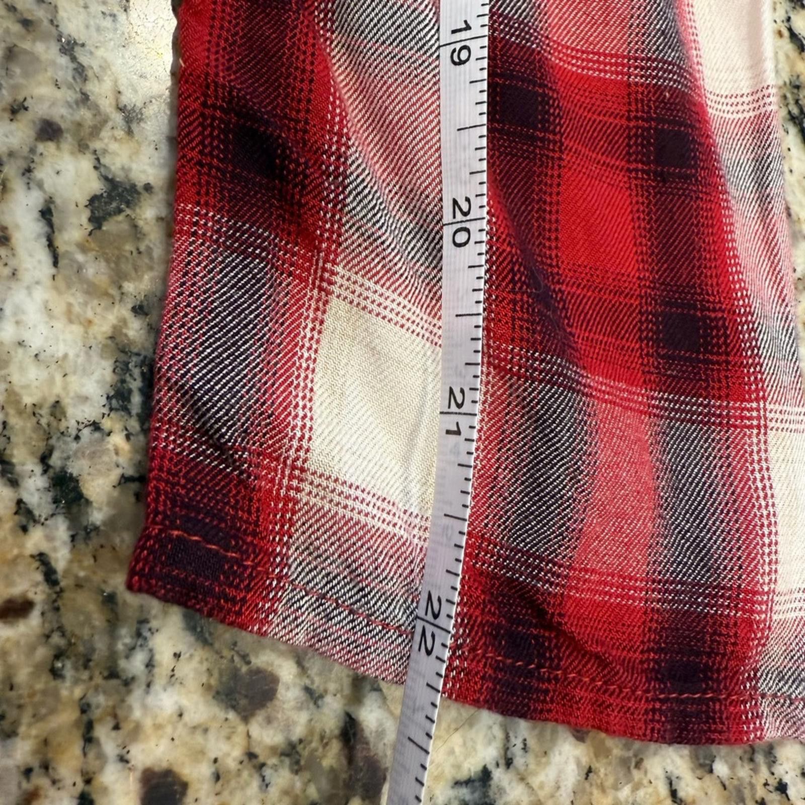 Other Beachlunchlounge retro red plaid ruffled top SZ M Size M / US 6-8 / IT 42-44 - 9 Thumbnail