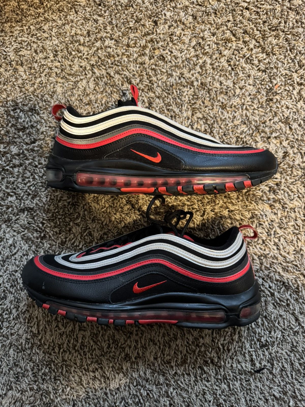 Nike Air Max 97 “Reflective Bred” Size 12 Size US 12 / EU 45 - 1 Thumbnail