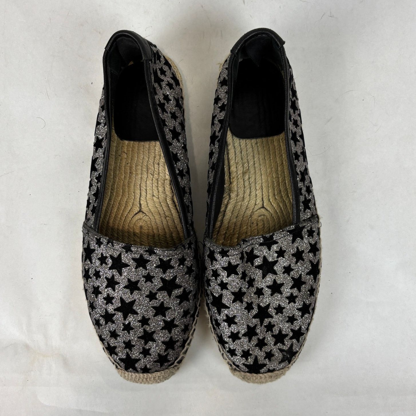 Saint Laurent Paris Saint Laurent Glitter Star Espadrilles Women's 41 US 11 Size US 11 / IT 41 - 6 Thumbnail