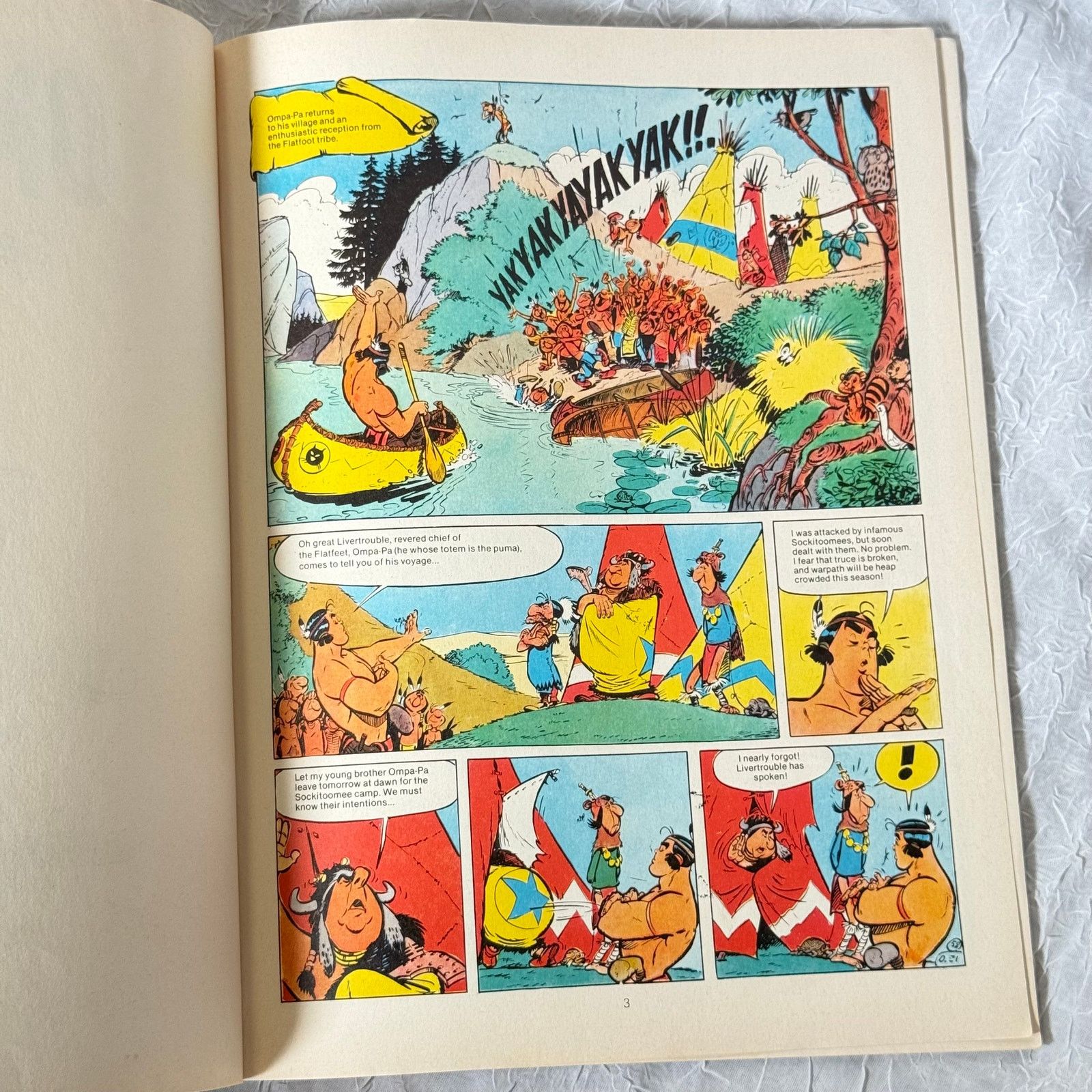& Other Stories Ompa-Pa Saves the Day Goscinny Uderzo 1977 1st UK Comic Book Size ONE SIZE - 9 Thumbnail