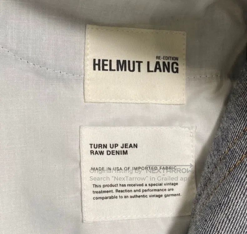 Helmut Lang HELMUT LANG Turn Up Men’s jeans Size US 29 - 4 Thumbnail