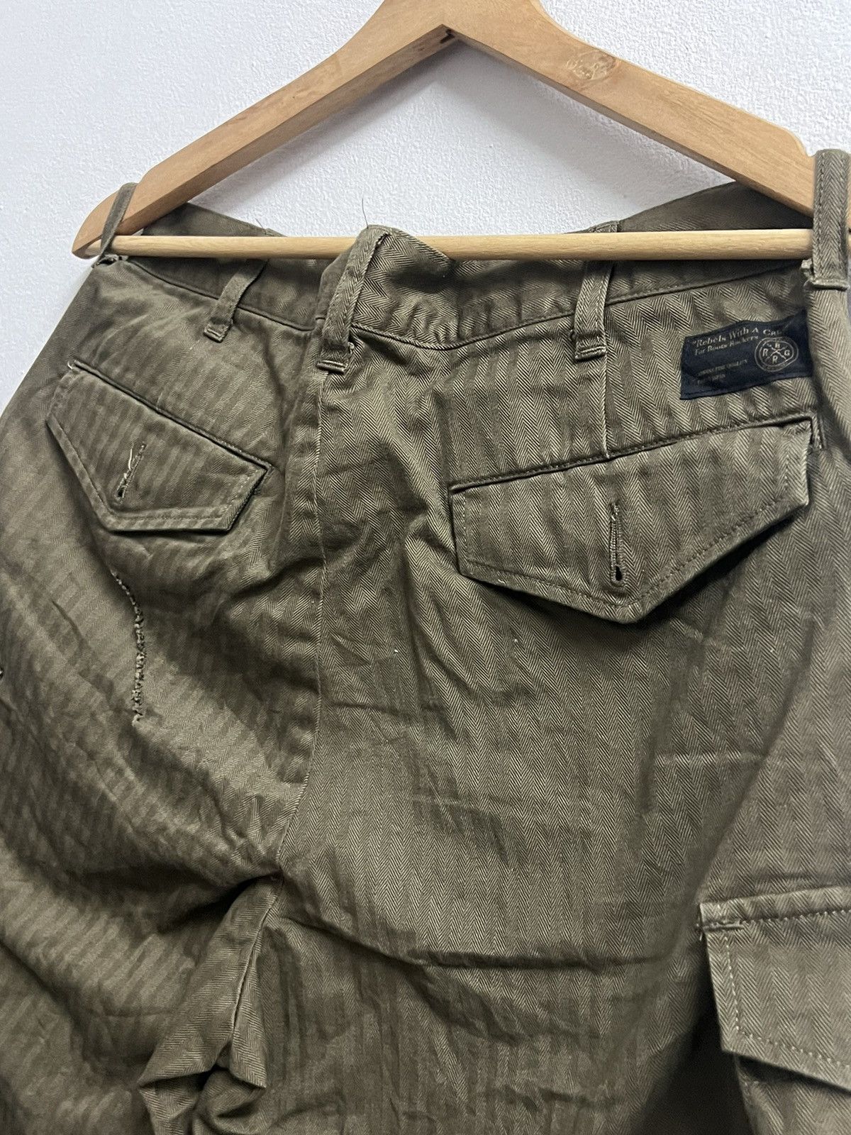 Japanese Brand Black rebel tactical pants Japan rare designer for sample Size US 32 / EU 48 - 3 Thumbnail