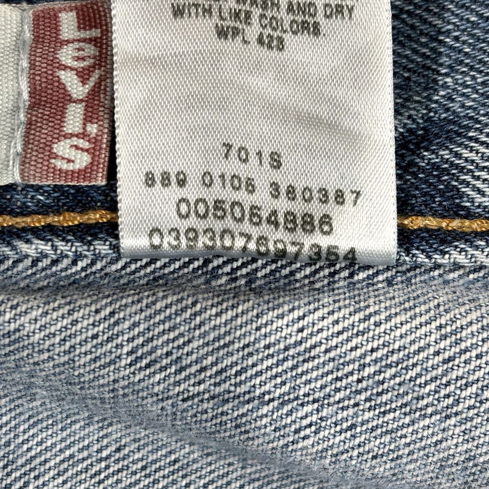 Levi's VINTAGE Levi’s 505 Jeans Men’s 33x32 Regular Blue Denim Size US 33 - 5 Thumbnail