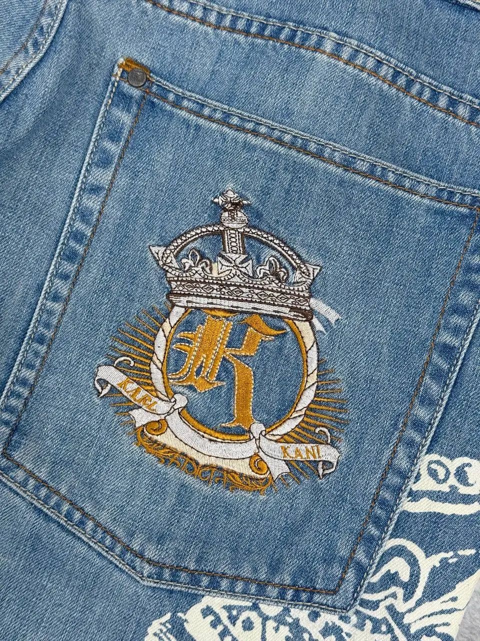 Karl Kani Vintage Karl Kani Denim Baggy Jeans 90s Big Logo Y2K Size US 38 / EU 54 - 3 Thumbnail