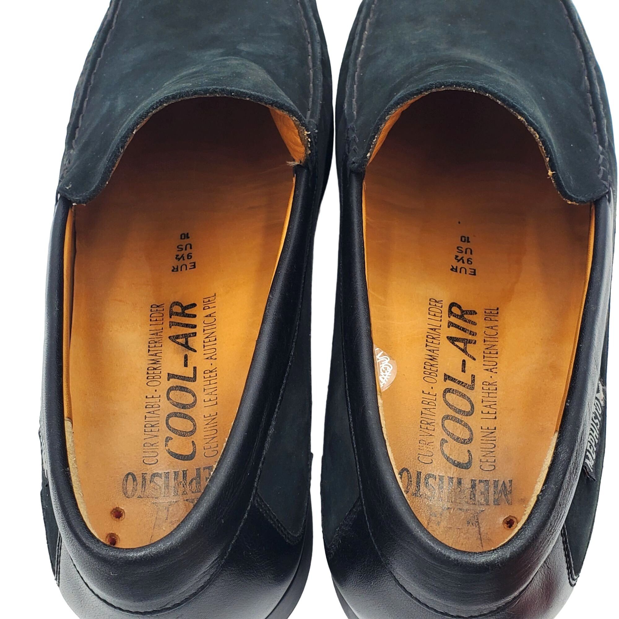 Mephisto Mephisto Cool Air Men's size 10US Black Leather Suede Loafer Size US 10 / EU 43 - 8 Thumbnail