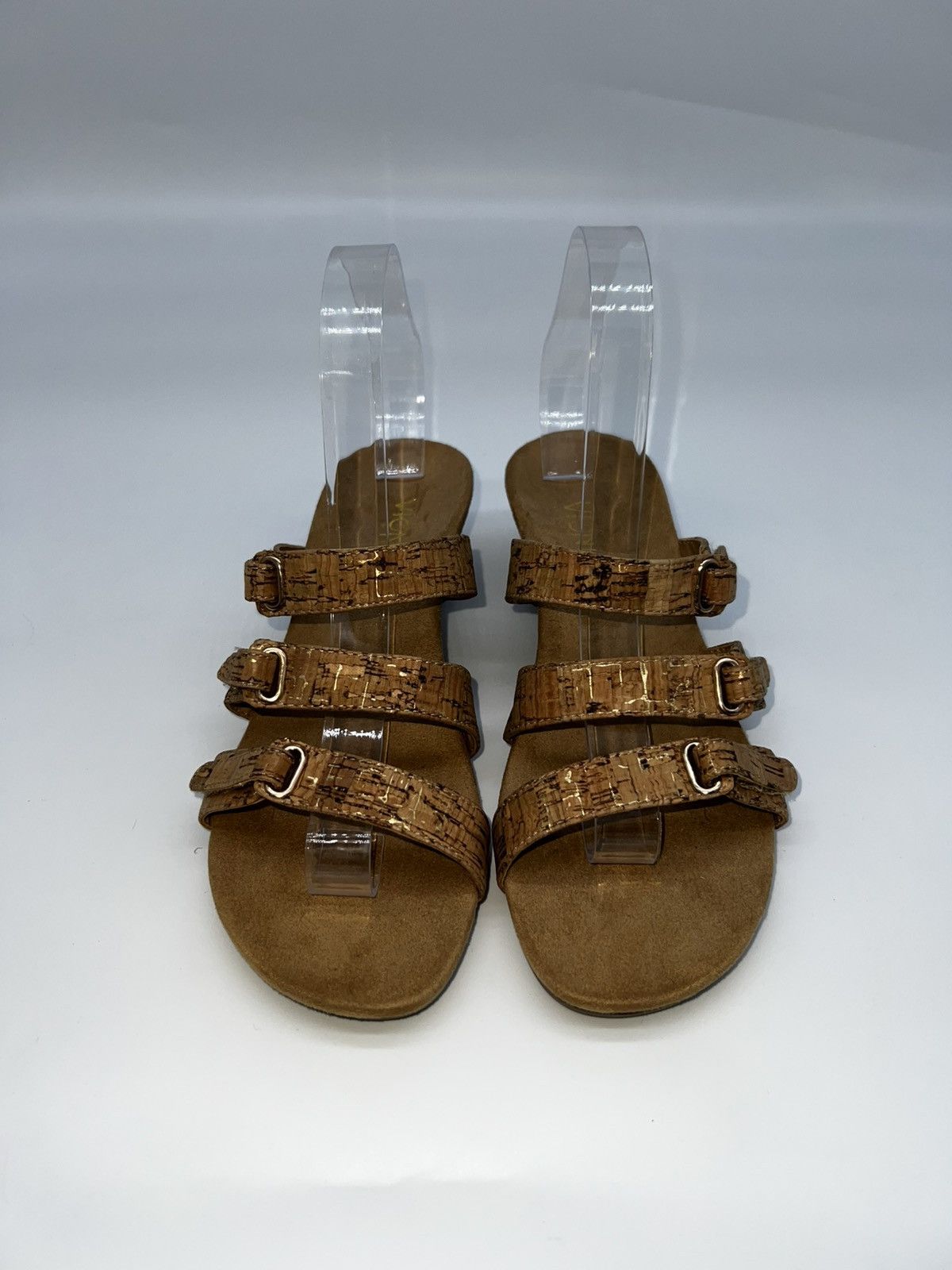 Vionic Vionic Women's Strappy Wedge Sandals Tan Size 8 Casual Size US 8 / IT 38 - 5 Thumbnail
