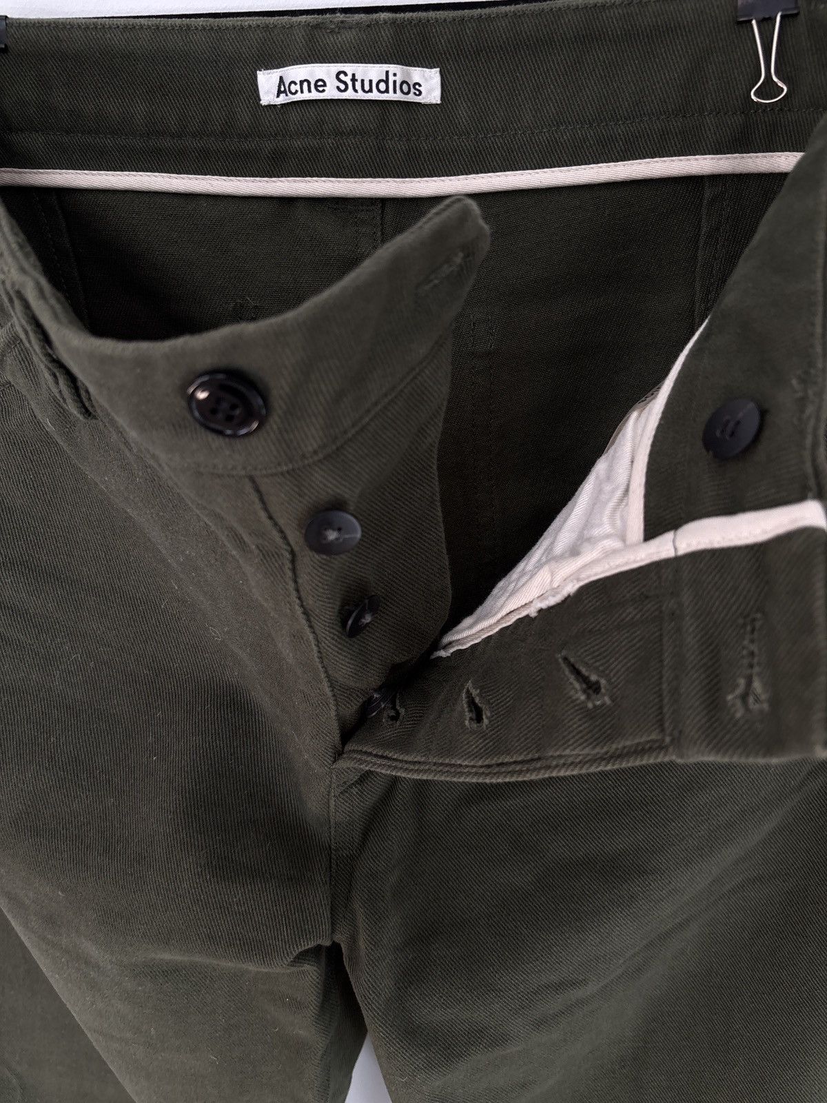 Acne Studios Green Acne Studio Pants Size US 30 / EU 46 - 2 Thumbnail