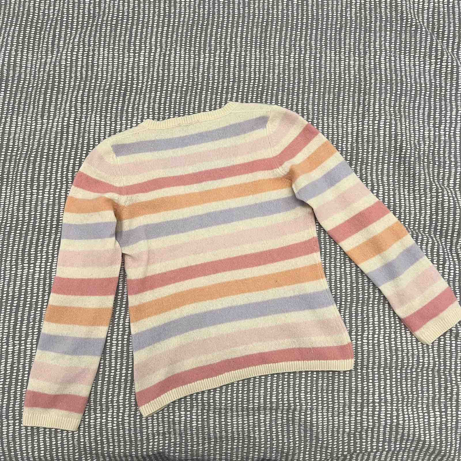 Loro Piana Loro Piana Cashmere striped Sweater Size S Size L / US 10 / IT 46 - 2 Thumbnail