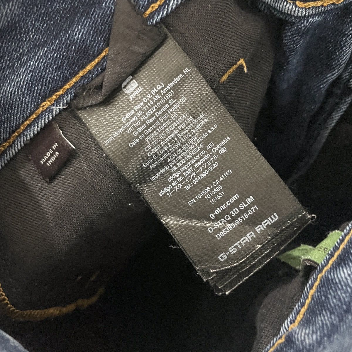 G-Star Vintage G-star Raw Denim Jeans Size US 30 / EU 46 - 7 Thumbnail