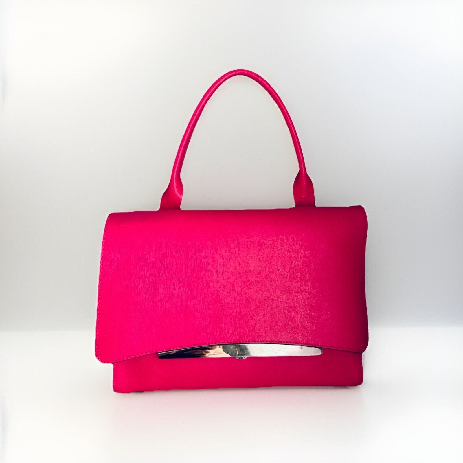 Gianni Chiarini NWT Gianni Chiarini Dua Handbag Hot Pink Bag Italy Metallic Size ONE SIZE - 21 Thumbnail