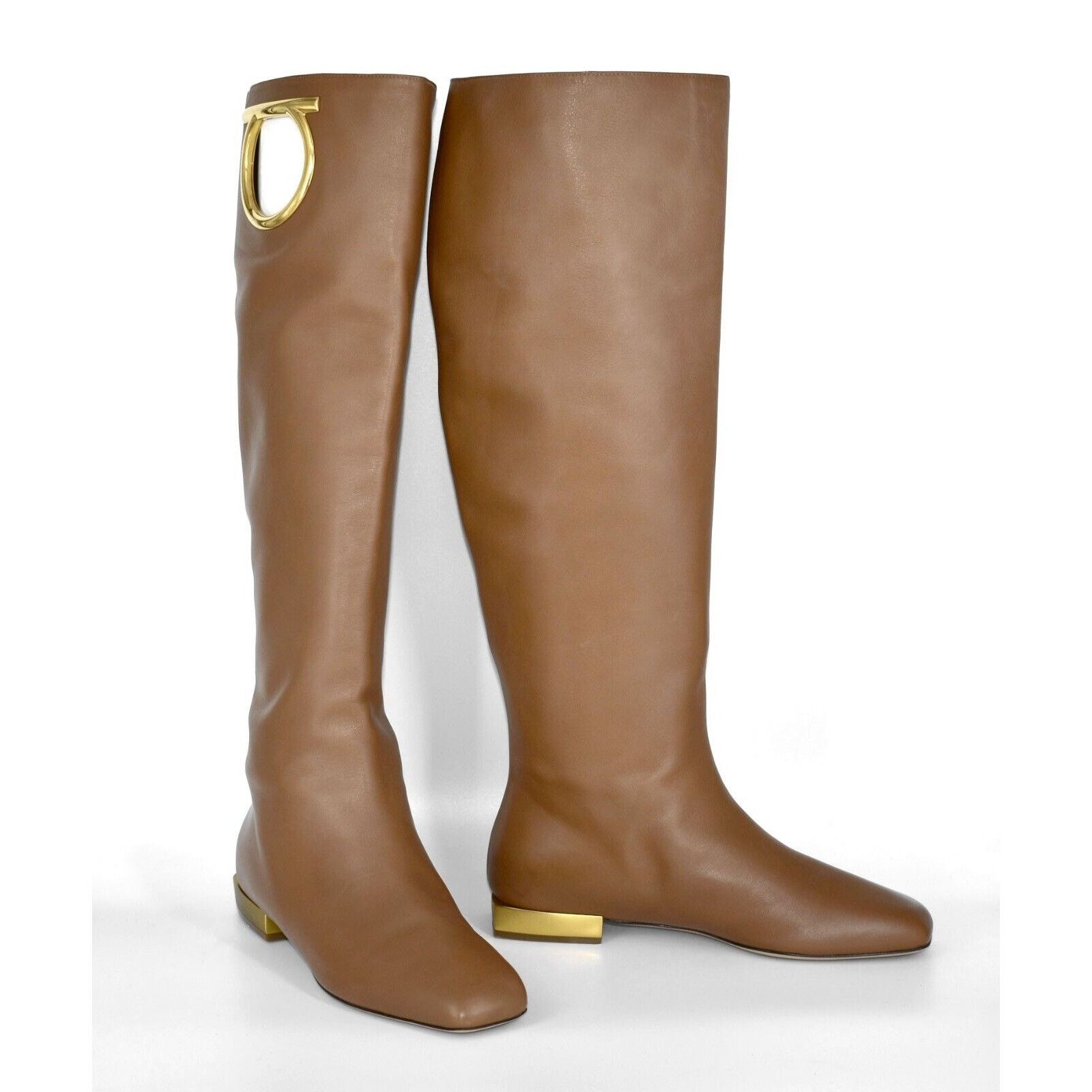 Salvatore Ferragamo B20 NEW SALVATORE FERRAGAMO Avio O-Ring Boots Size 6 C $1590 Size US 6 / IT 36 - 1 Thumbnail