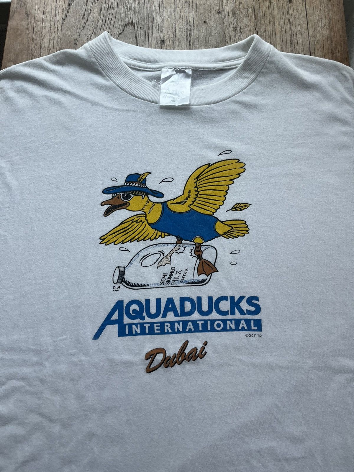 Vintage Vintage AQUADUCKS INTERNATIONAL 1992’s company Tshirt Size US XXL / EU 58 / 5 - 3 Thumbnail