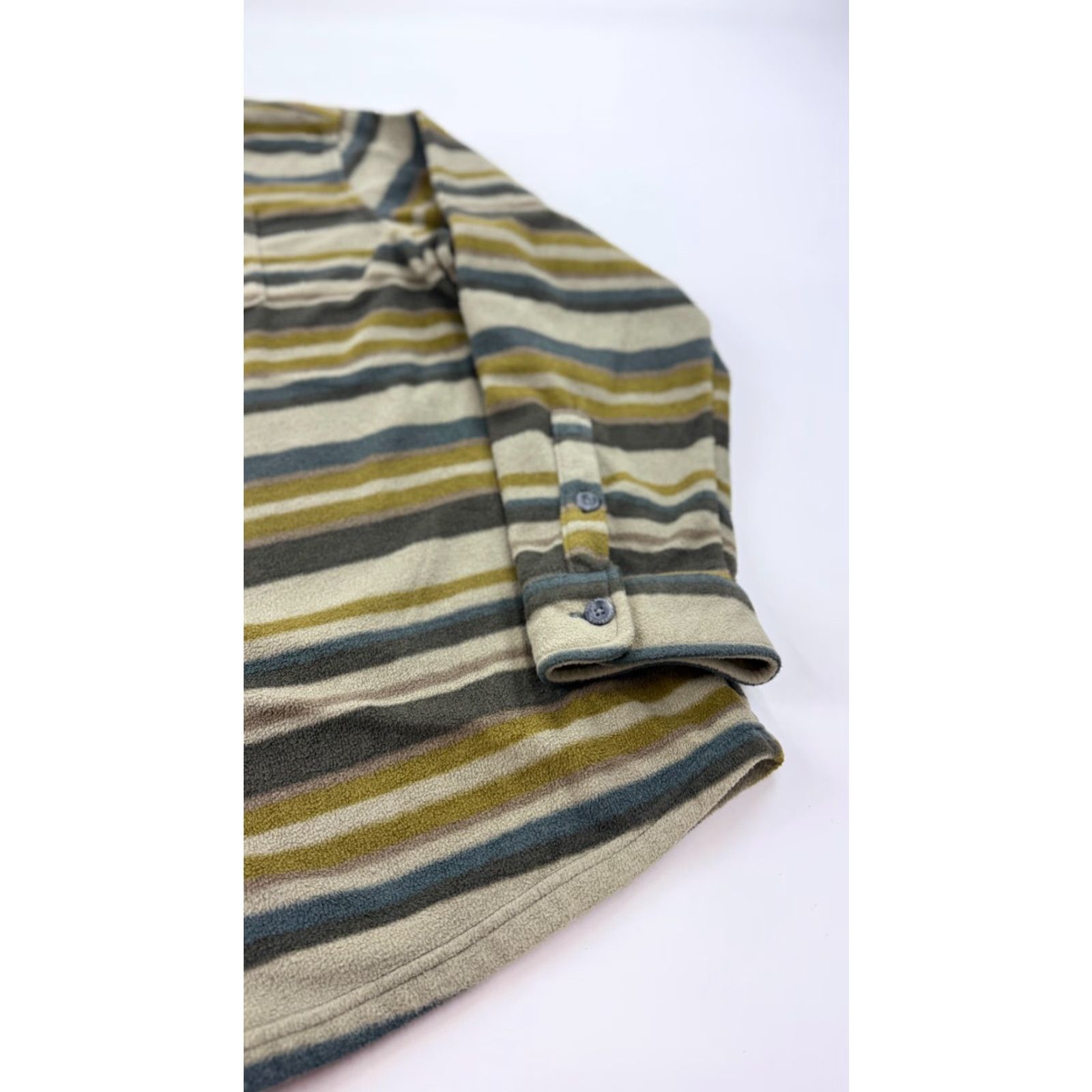 Eddie Bauer Eddie Bauer Shirt Men 2XL Multi Striped Fleece Button Up Collared Size US XXL / EU 58 / 5 - 4 Thumbnail