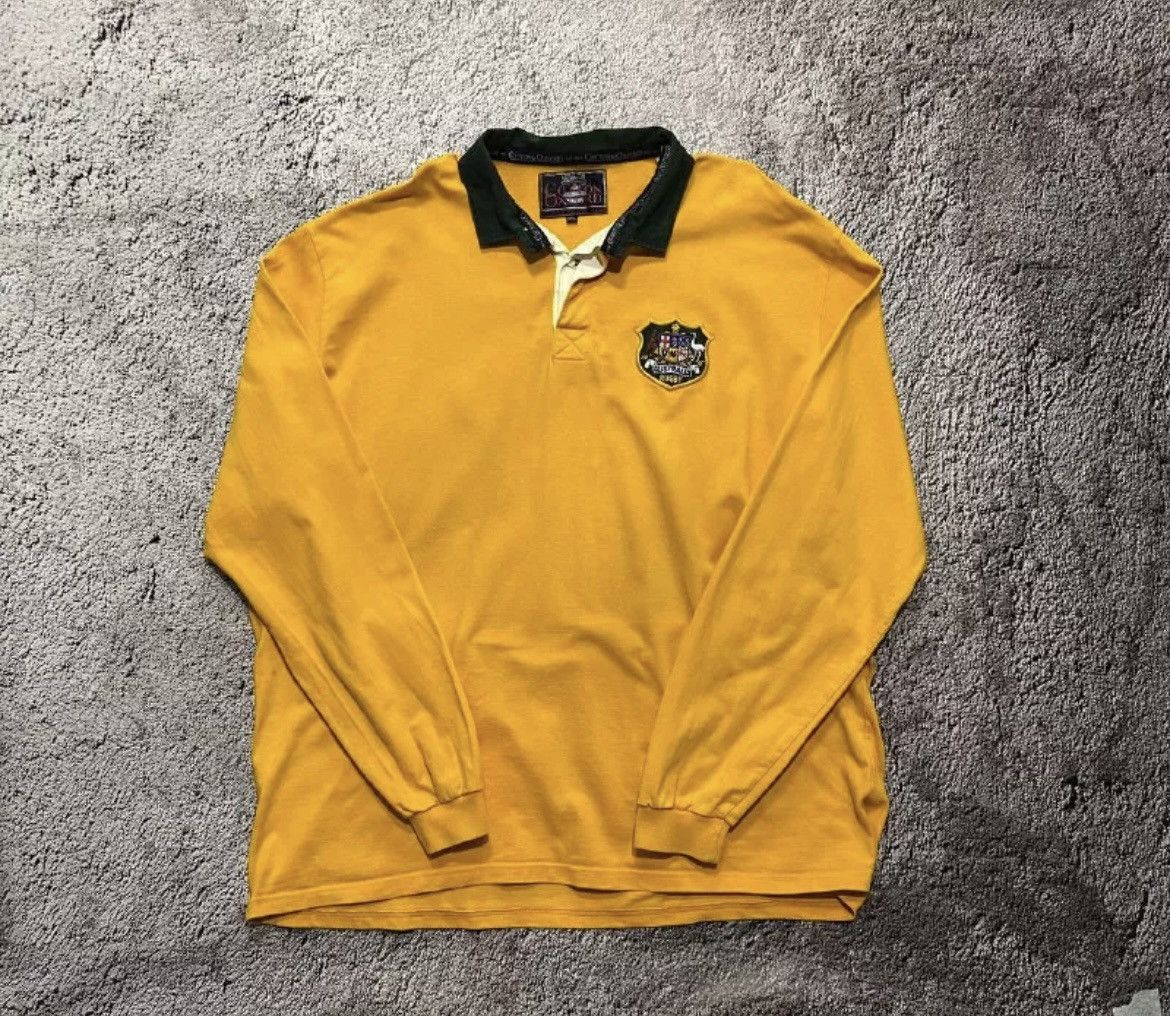 Cotton Traders × Vintage Vintage Australia Rugby Jersey Rare Shirt Long Sleeve Rare Size US XXL / EU 58 / 5 - 1 Thumbnail