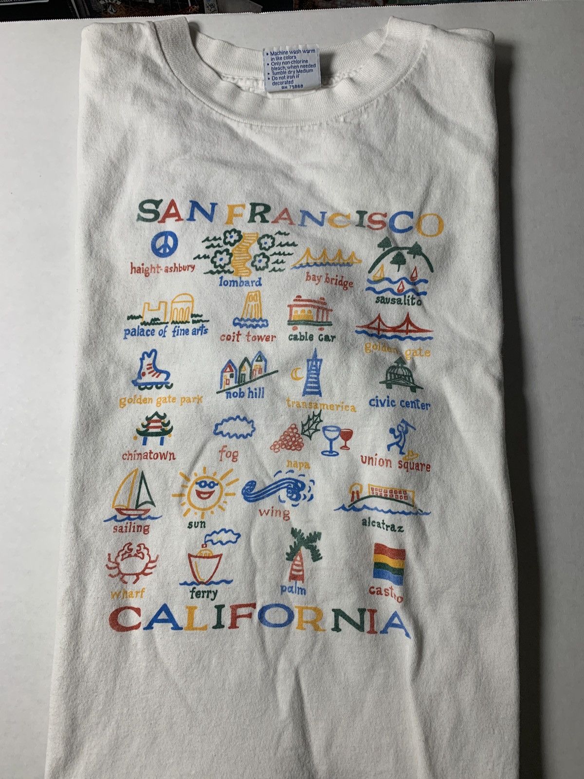 Vintage Vintage San Francisco Tee Size US L / EU 52-54 / 3 - 3 Thumbnail