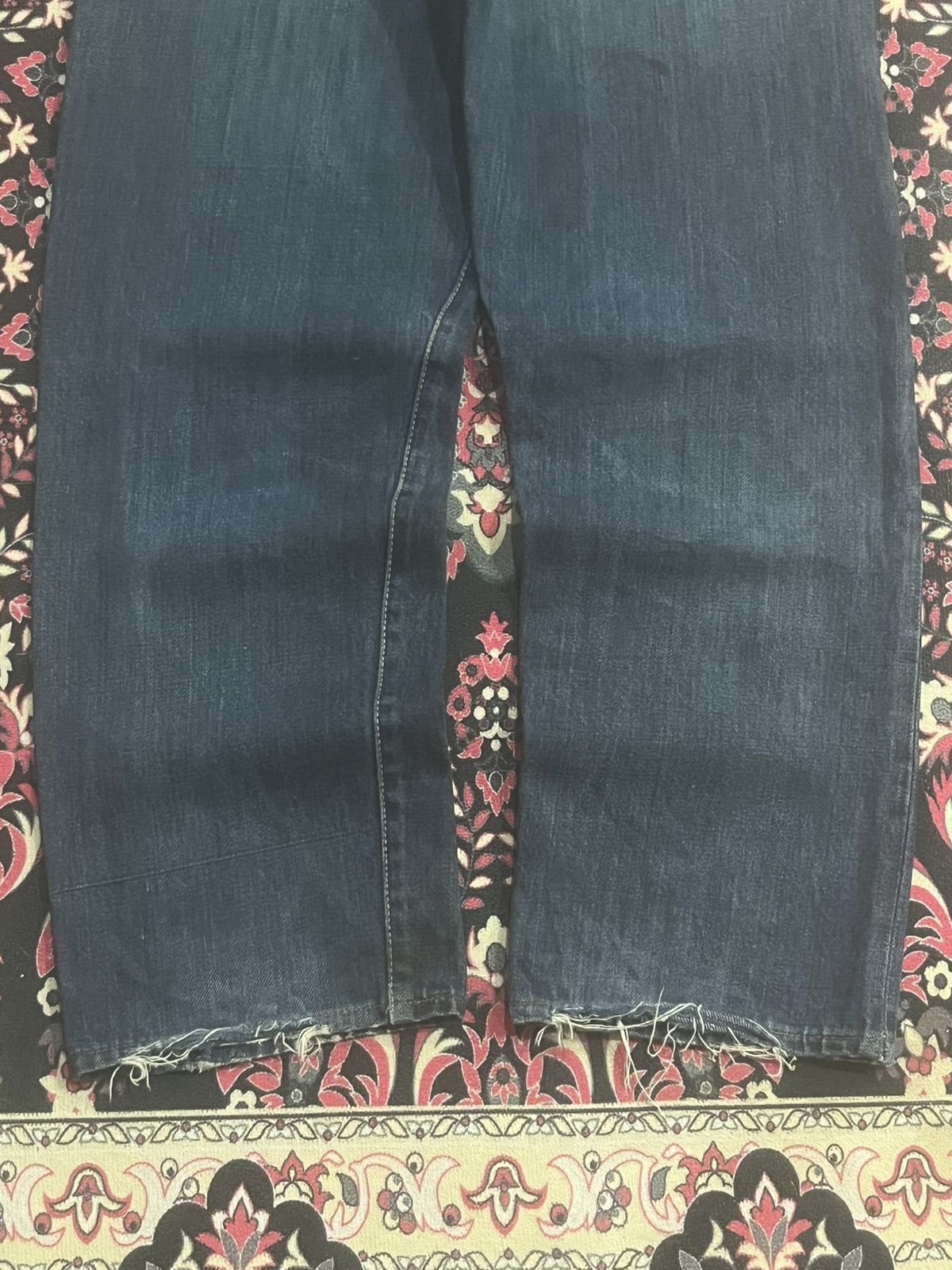 Blue Blue Japan Blue Blue Japan Blue Washed Straight Fit Selvedge Jeans Size US 31 - 13 Thumbnail