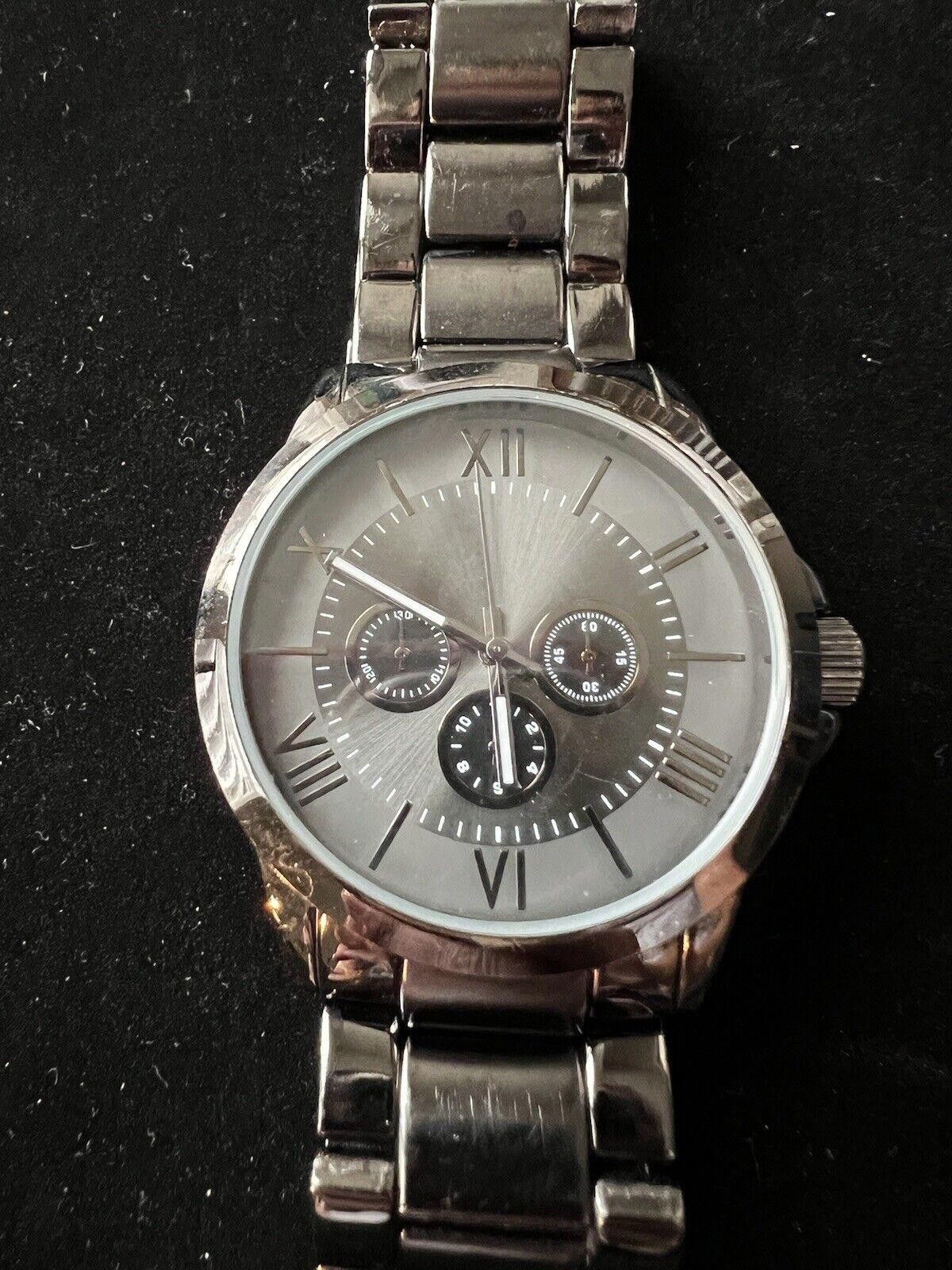 Designer Men’s Watch Black Finish new battery Size ONE SIZE - 1 Thumbnail