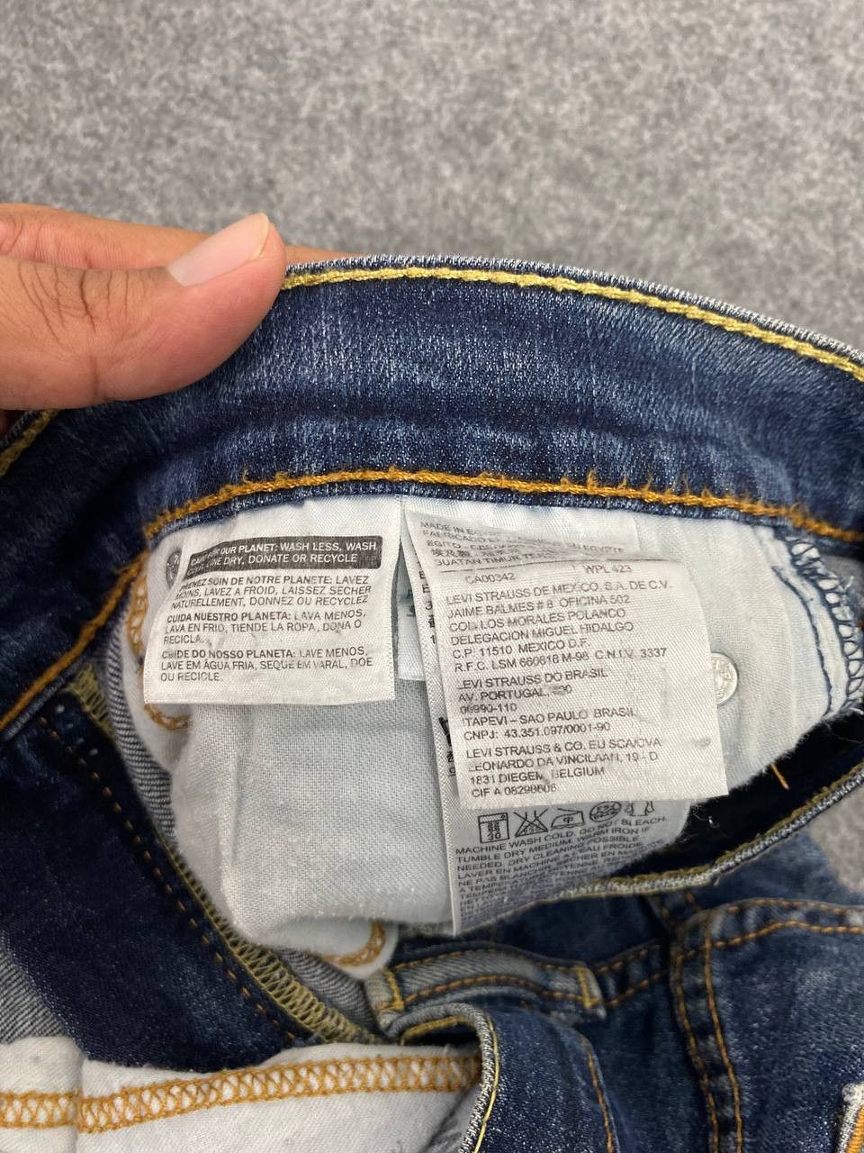 Levi's levis 511 slim distressed denim nice design Size US 32 / EU 48 - 15 Thumbnail