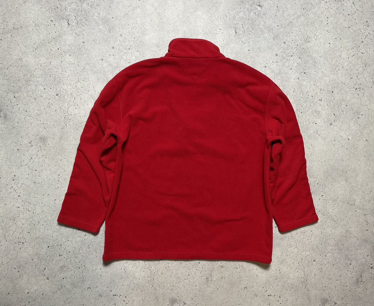 Tommy Hilfiger × Vintage Vintage 90s Fleece Jacket 1/4 Zip Tommy Hilfiger Athletics Size US L / EU 52-54 / 3 - 2 Thumbnail