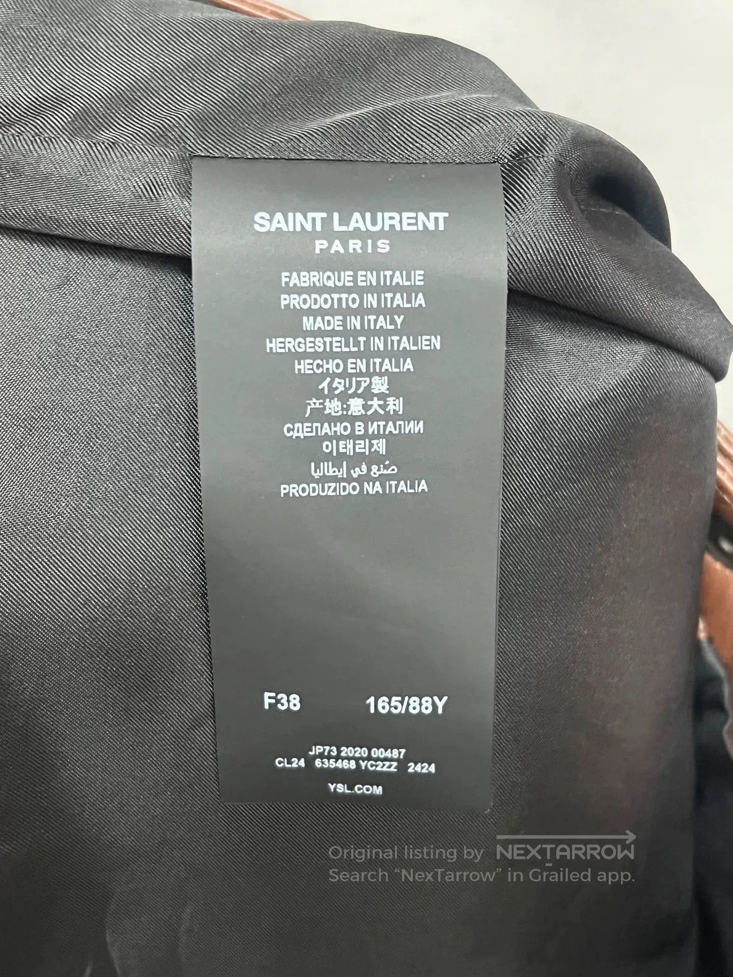 Saint Laurent Paris Brown Leather Shorts by Yves Saint Laurent. Size 37" - 3 Thumbnail