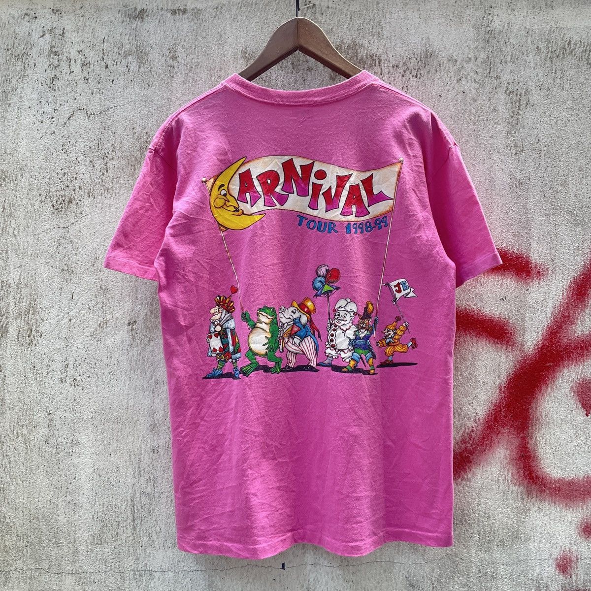 Band Tees 90s Vintage Jimmy Buffett Carnival Tour T-Shirt Large Size US L / EU 52-54 / 3 - 11 Thumbnail