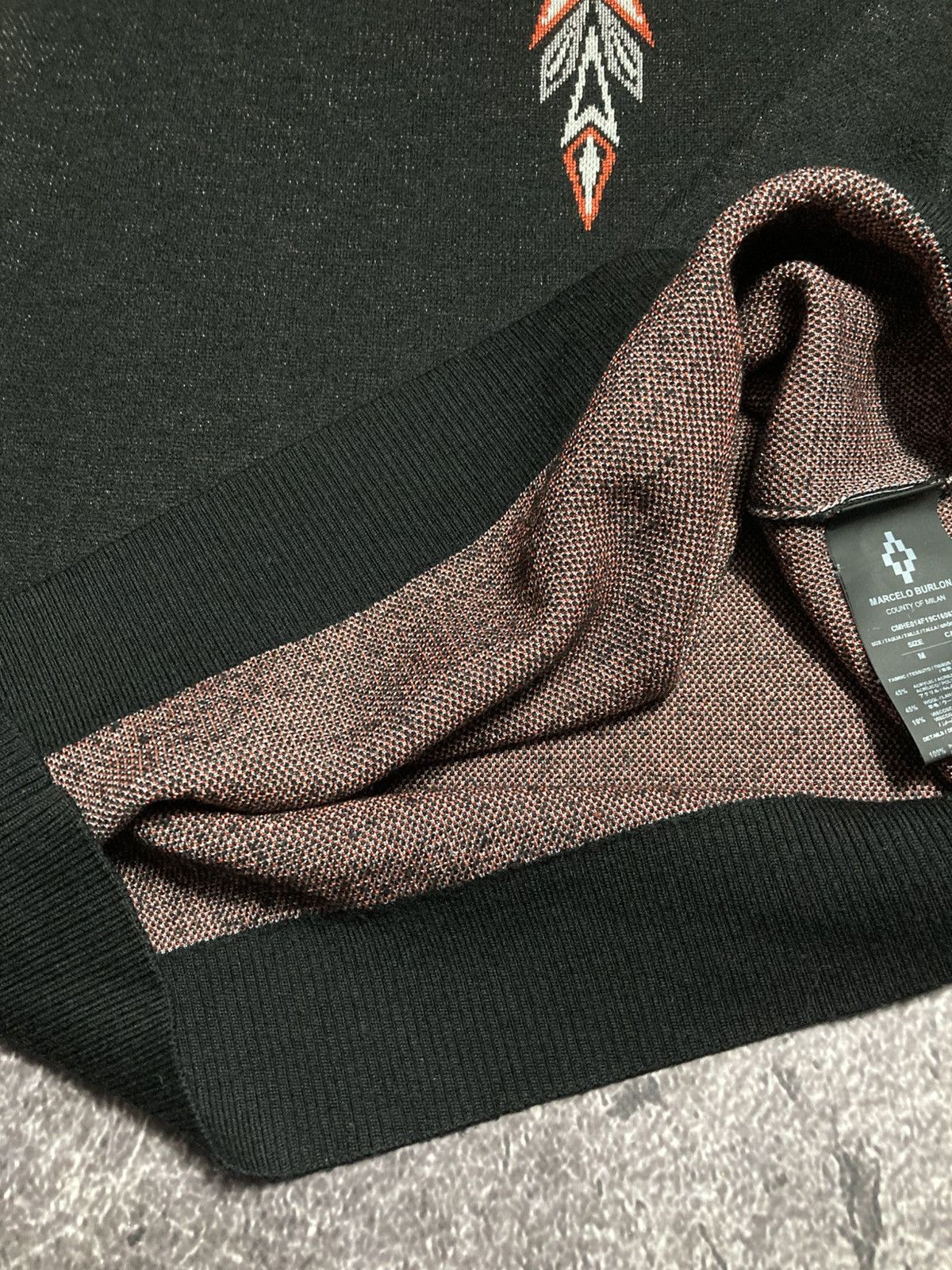Marcelo Burlon Marcelo Burlon County of Milan Wings Wool Blend Sweater Size US M / EU 48-50 / 2 - 7 Thumbnail