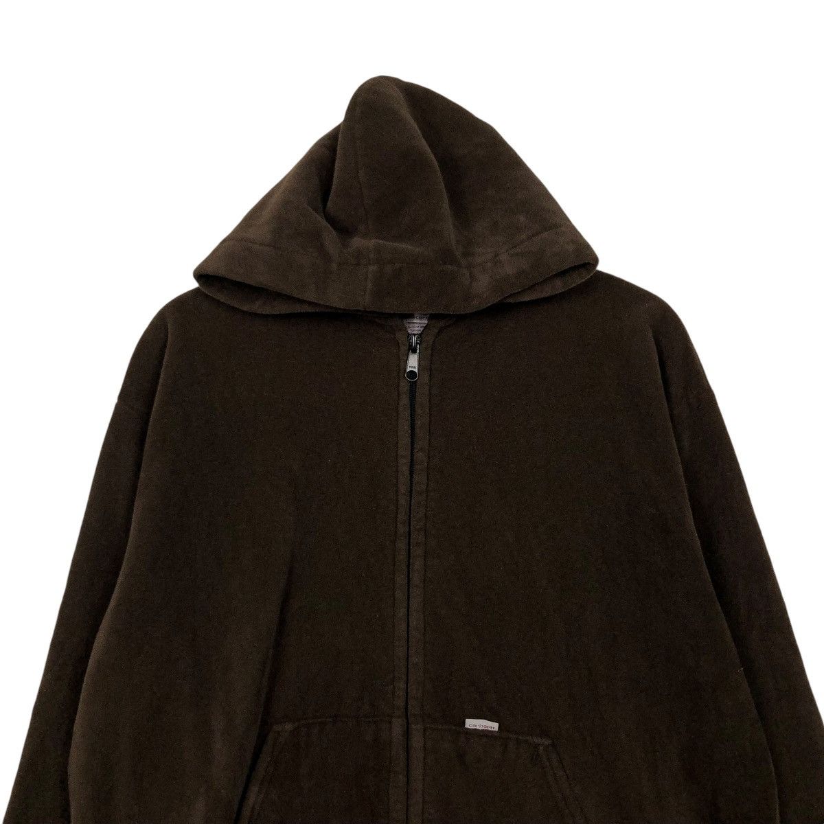 Carhartt 🔥VINTAGE ZIPPER SWEATER CARHARTT MADE IN USA 761 BROWN Size US L / EU 52-54 / 3 - 5 Thumbnail