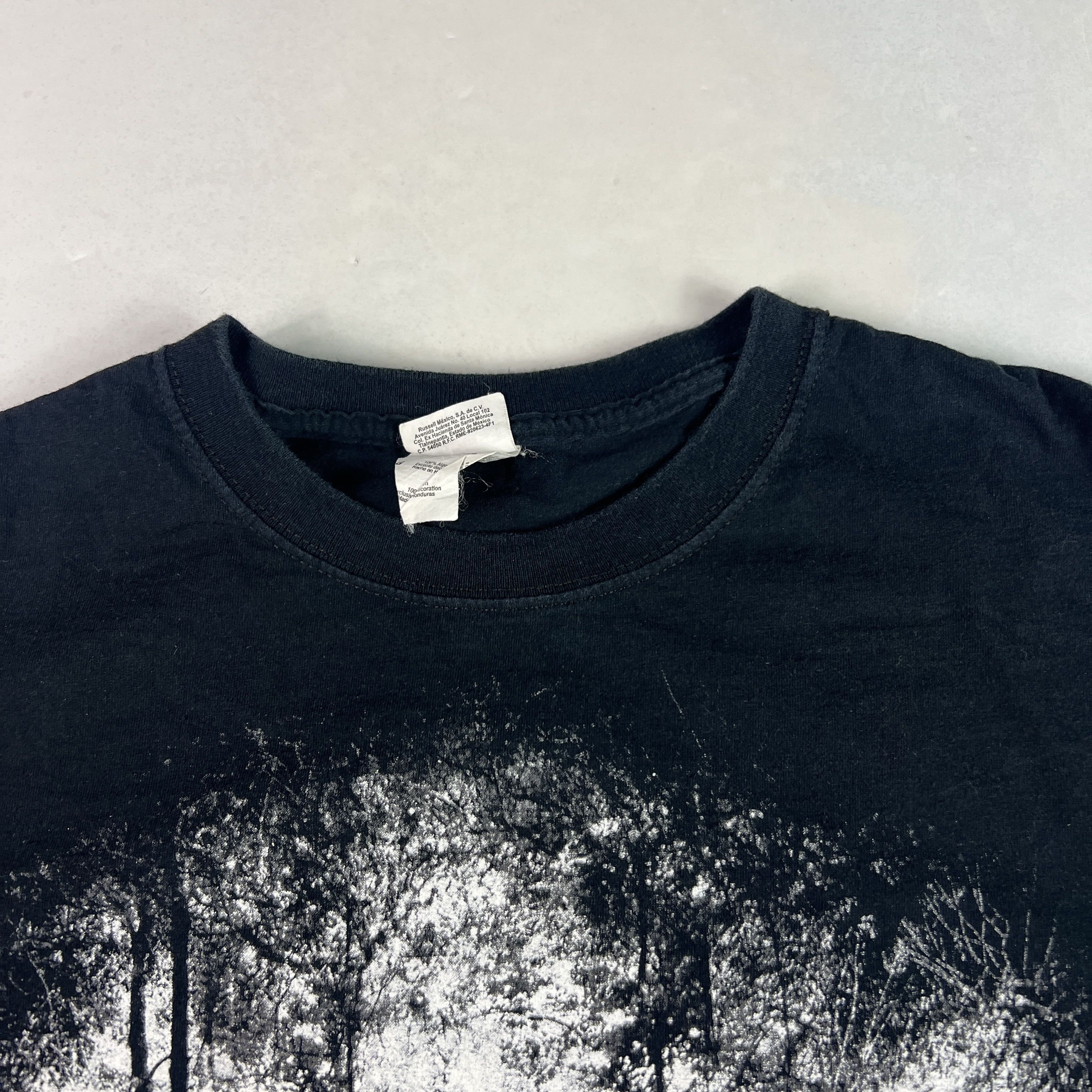 Jerzees The Walking Dead Shirt Black White Michonne Pet Walkers Tee Size US M / EU 48-50 / 2 - 5 Thumbnail