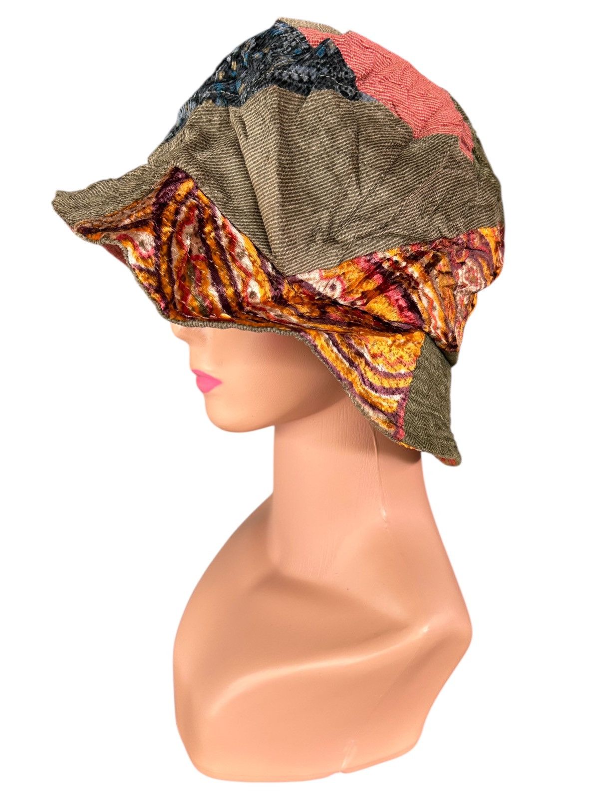 Japanese Brand × Kapital × Vintage Inspired By Kapital Patchwork Bucket Hats Size ONE SIZE - 1 Thumbnail