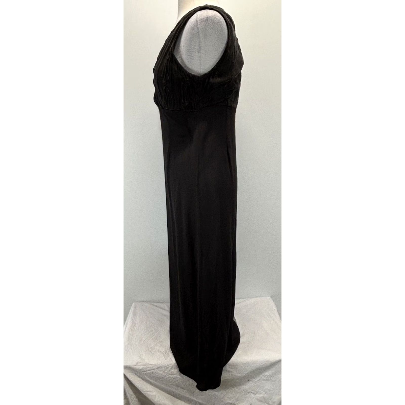 Johnny Was VINTAGE Johnny Was Maxi Dress Women’s M Gray Embroidered Boho Lined Y2K Womens Size M / US 6-8 / IT 42-44 - 2 Thumbnail