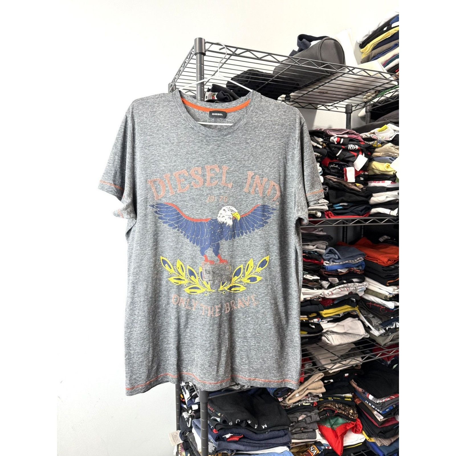 Diesel Y2K Vintage Diesel Eagle T Shirt American Style Size US L / EU 52-54 / 3 - 1 Thumbnail