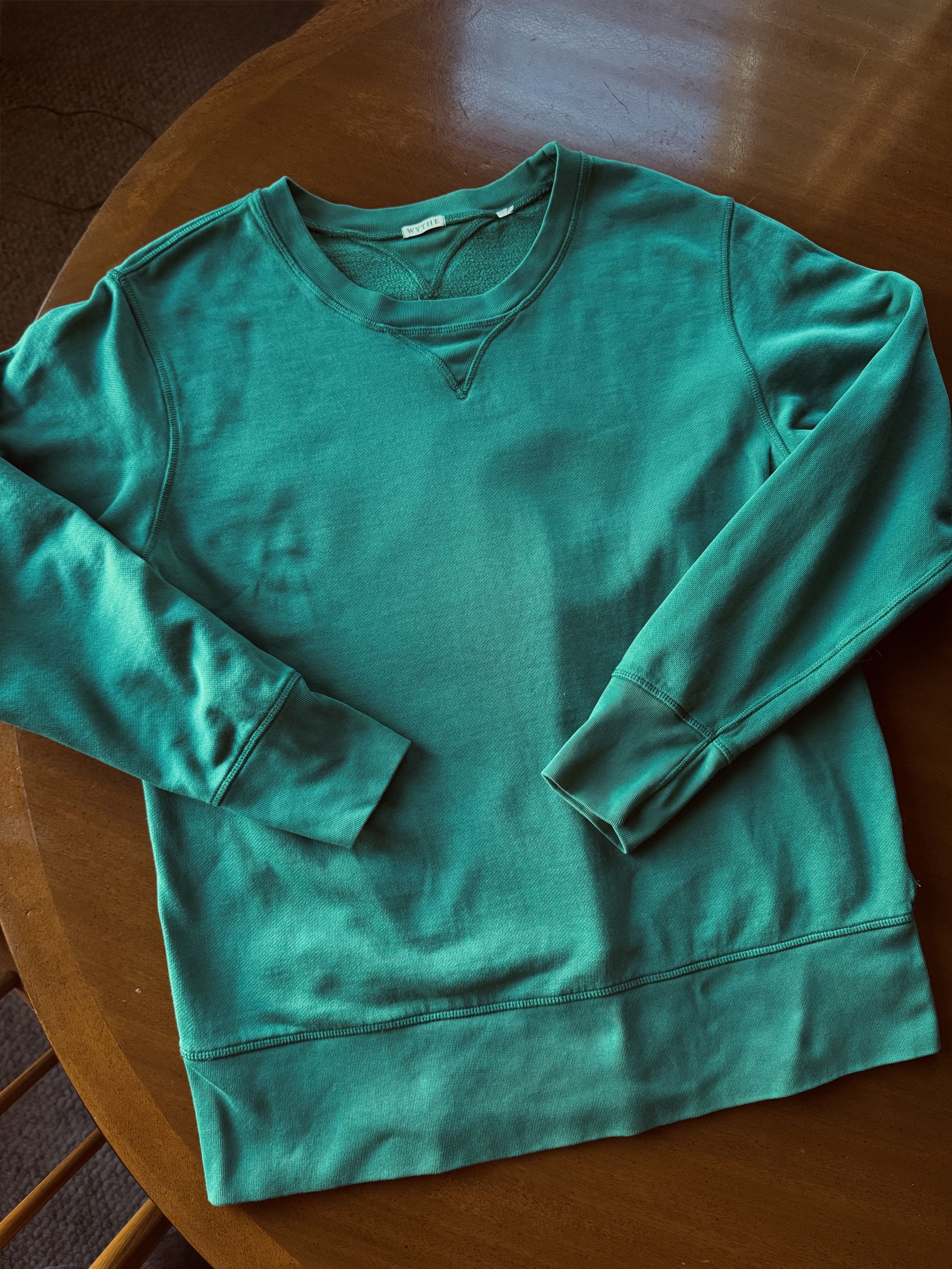 WYTHE Wythe Vintage Fit Crewneck Sweatshirt Evergreen Size US L / EU 52-54 / 3 - 1 Thumbnail