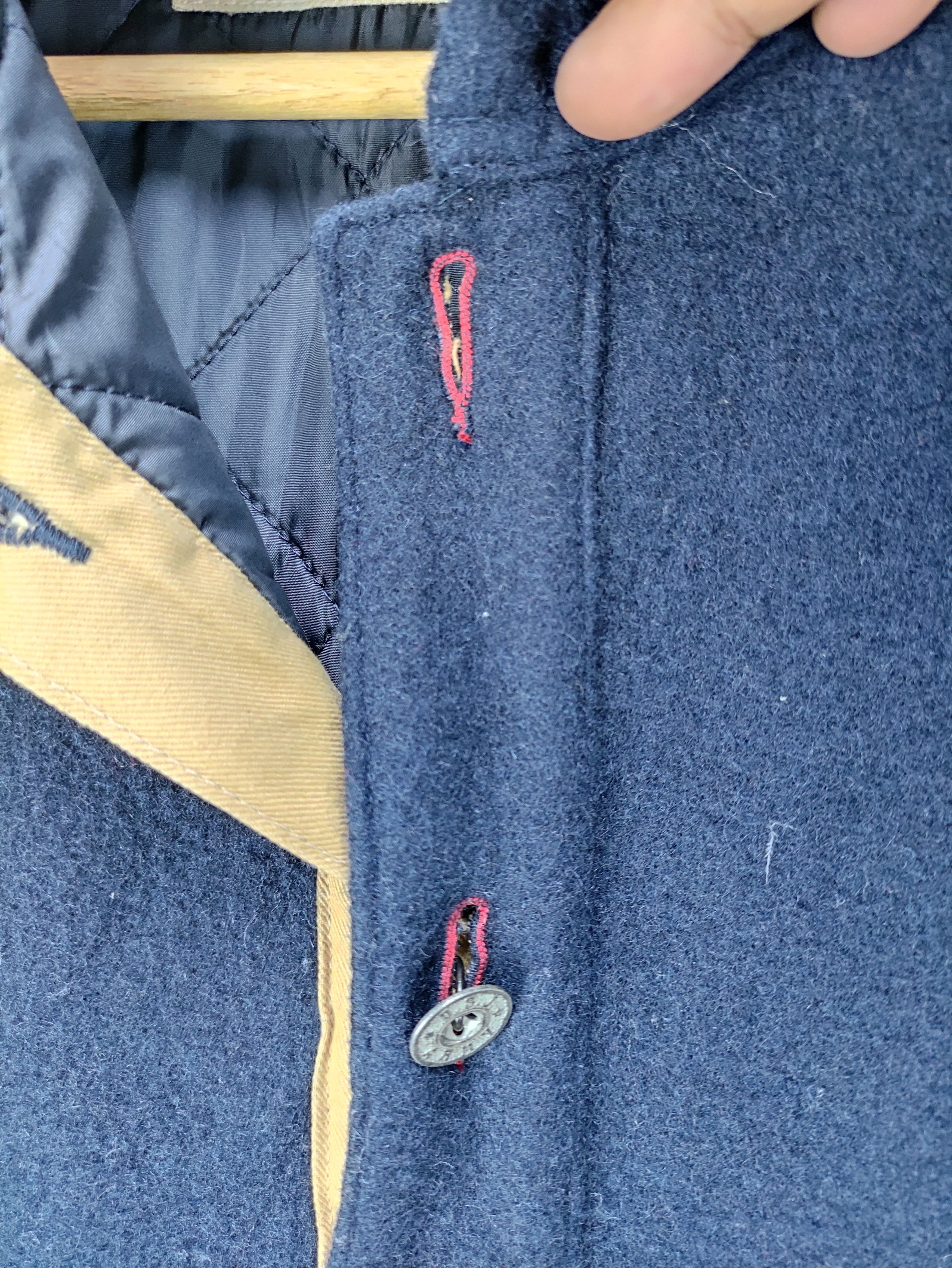 Japanese Brand Steals🔥Vintage Wool Sweater Jacket by North Marine Drive Size US L / EU 52-54 / 3 - 5 Thumbnail