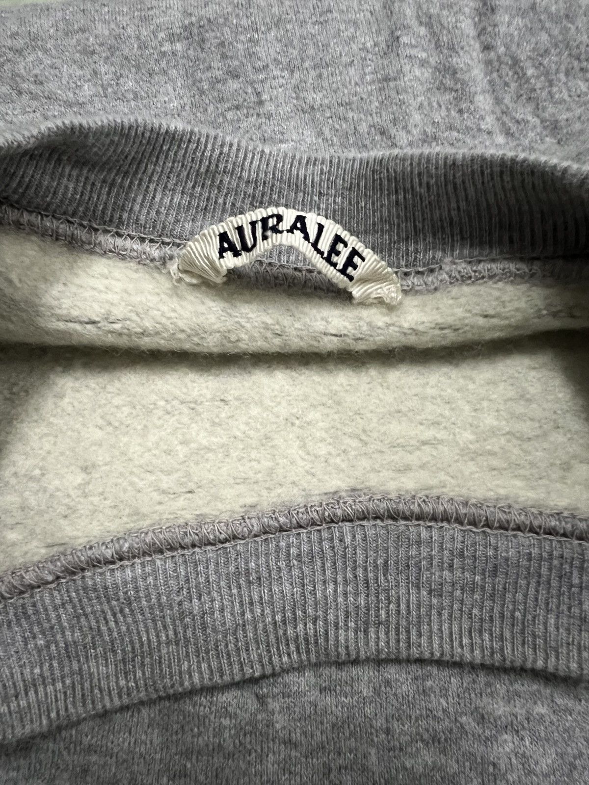 Auralee Auralee Loopwheel Boxy Heavy Cotton Thermal Lining Sweater Size US S / EU 44-46 / 1 - 8 Thumbnail