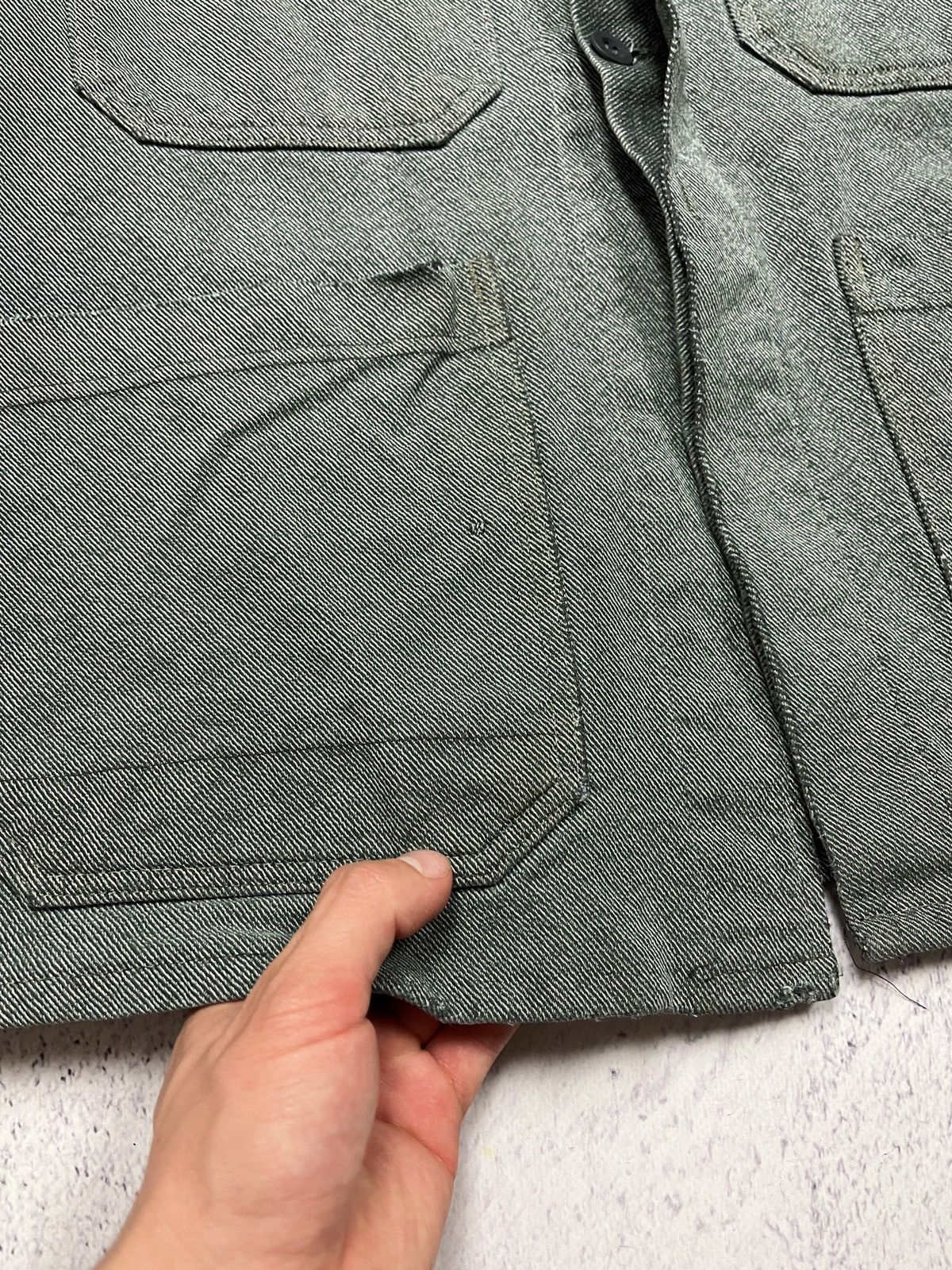 Vintage 90’s 80’s Sanfor Work Jacket Distressed Rare
