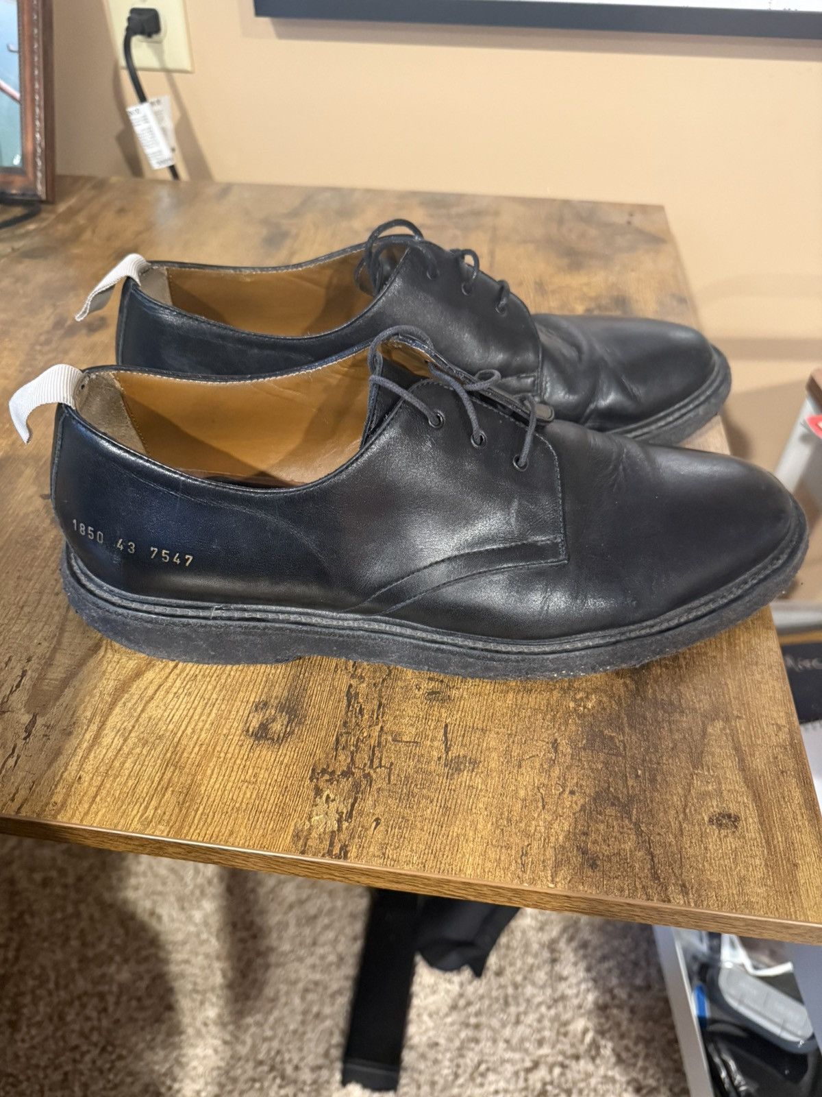 Common Projects Common Projects Officer Derby size 43 Size US 10.5 / EU 43-44 - 1 Thumbnail