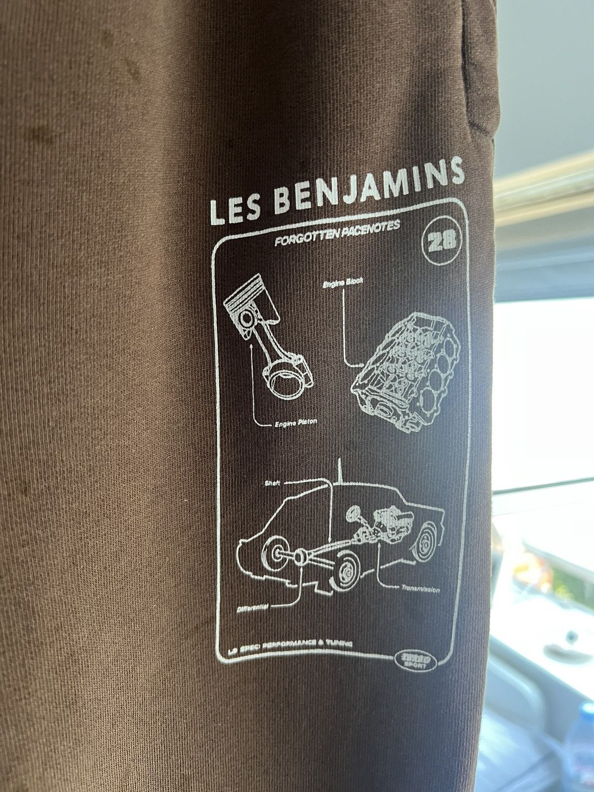 Les Benjamins Brown Joggers Size 30" / US 8 / IT 44 - 3 Thumbnail