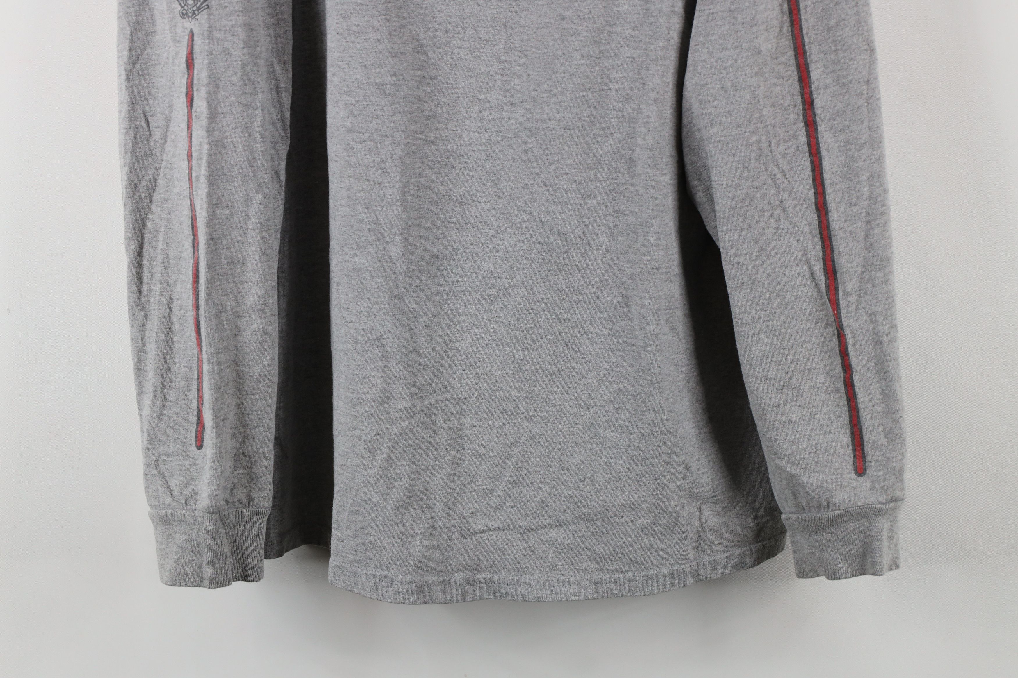 Nike × Vintage Vintage Y2K Nike Swoosh Cincinnati Reds Long Sleeve T-Shirt Size US L / EU 52-54 / 3 - 3 Thumbnail