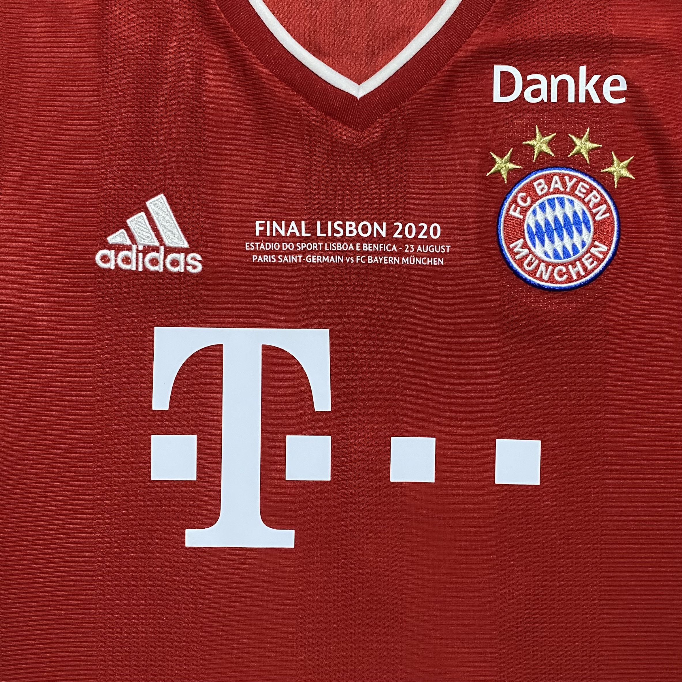 Adidas Bayern Munchen Final Lisbon 2020 Jersey Robert Lewandowski Size US S / EU 44-46 / 1 - 3 Thumbnail
